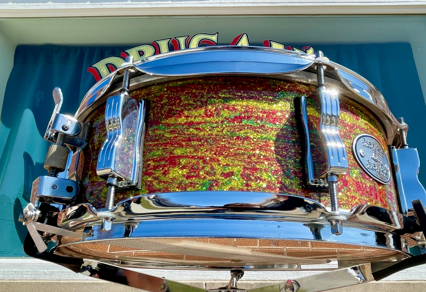 Ludwig Limited Edition Bun E. Carlos Snare Drum Citrus Mod #24 of 100