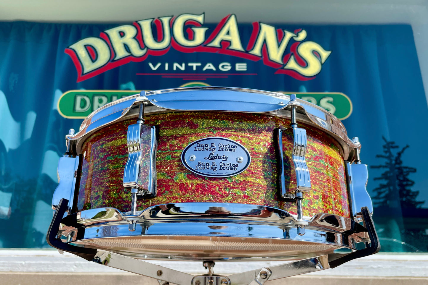 Ludwig Limited Edition Bun E. Carlos Snare Drum Citrus Mod #24 of 100