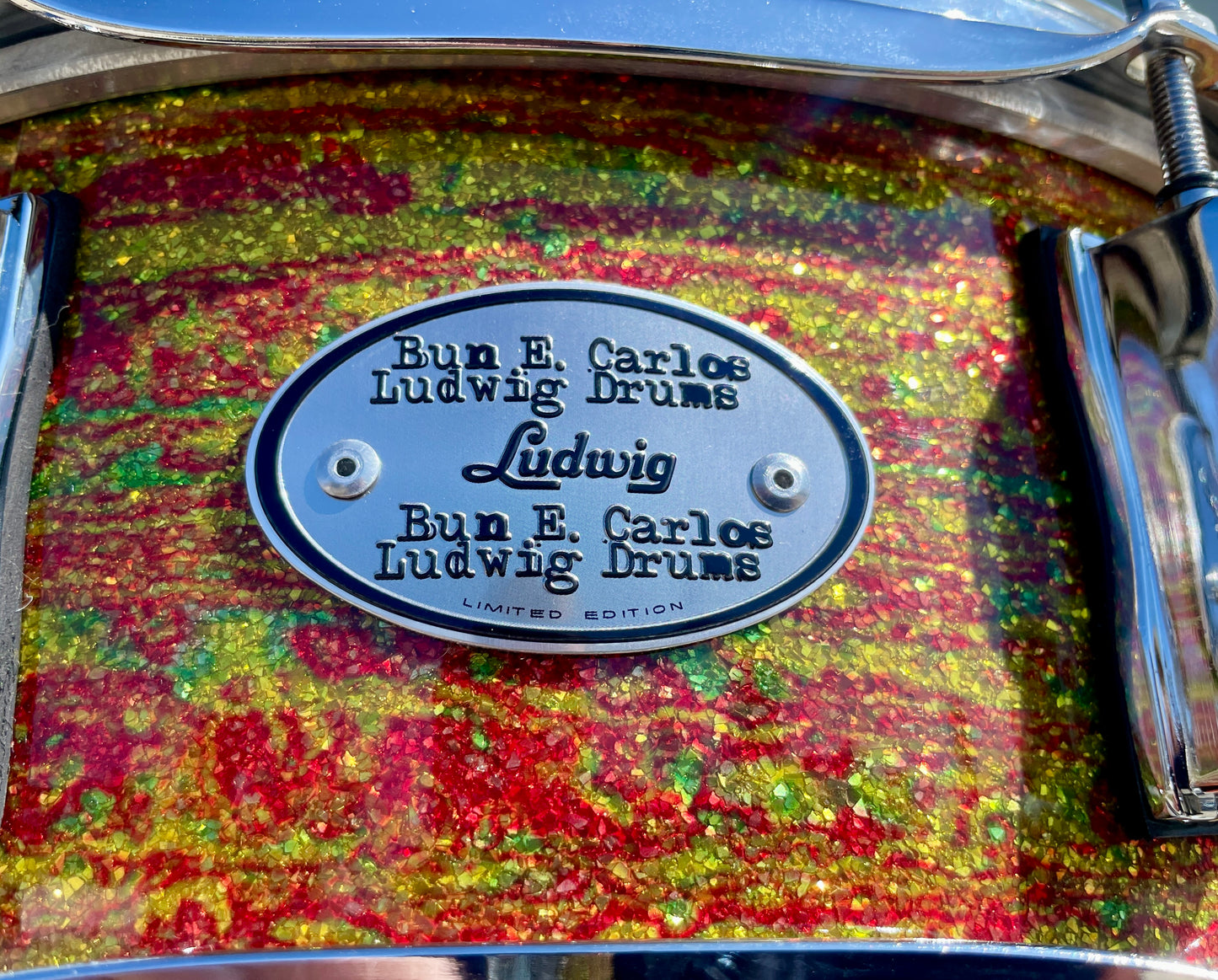 Ludwig Limited Edition Bun E. Carlos Snare Drum Citrus Mod #24 of 100