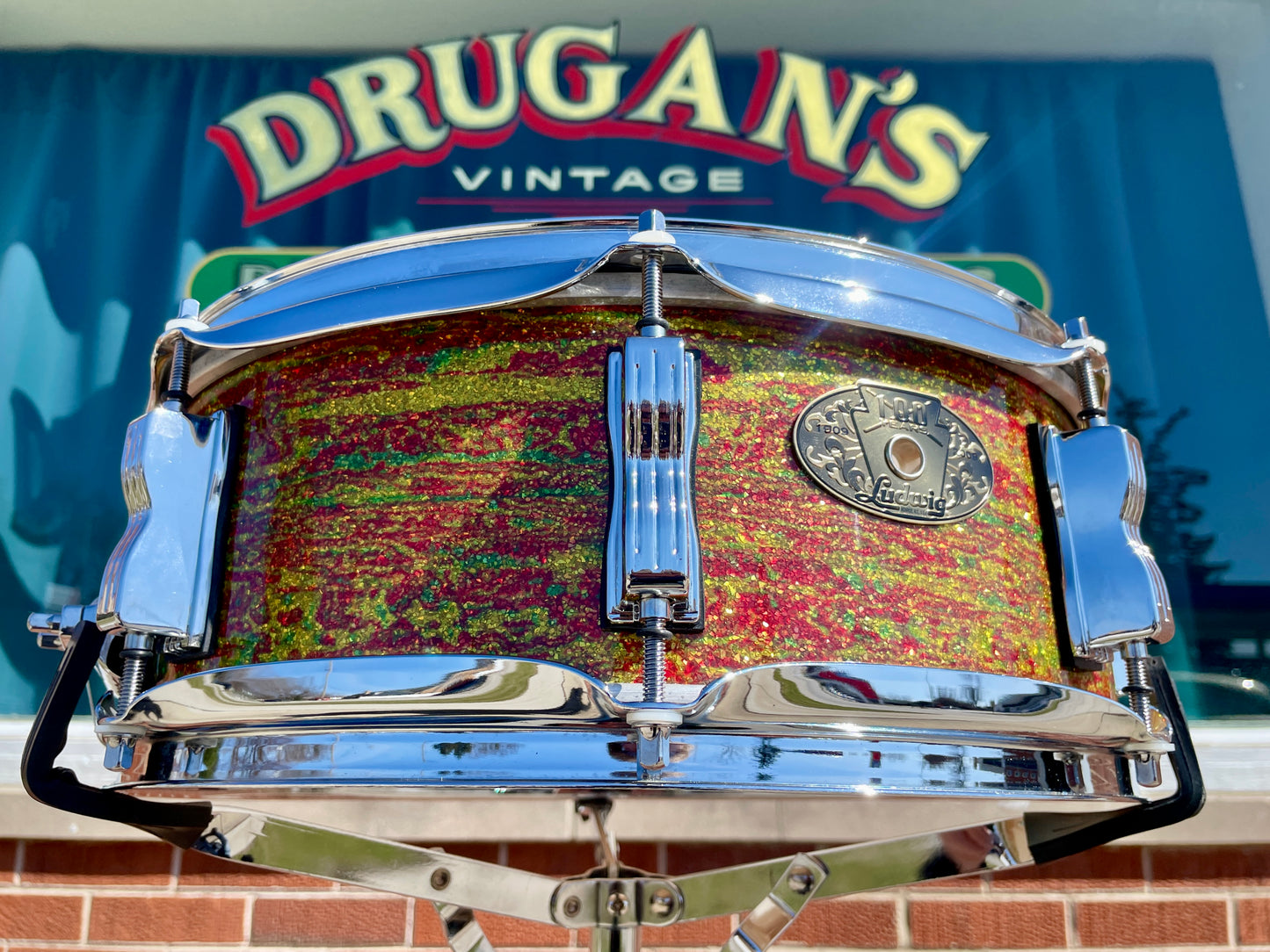 Ludwig Limited Edition Bun E. Carlos Snare Drum Citrus Mod #24 of 100