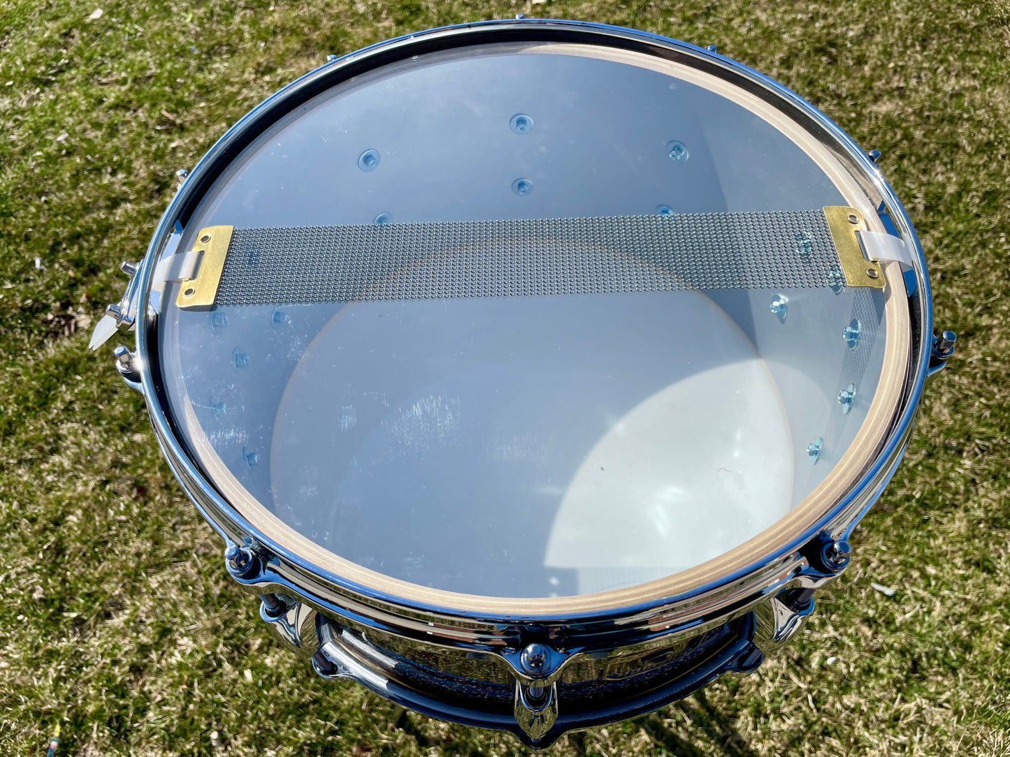 Gretsch 1 of 1 Renown Maple 6.5x14 Snare Drum Peacock Black Galaxy Sparkle