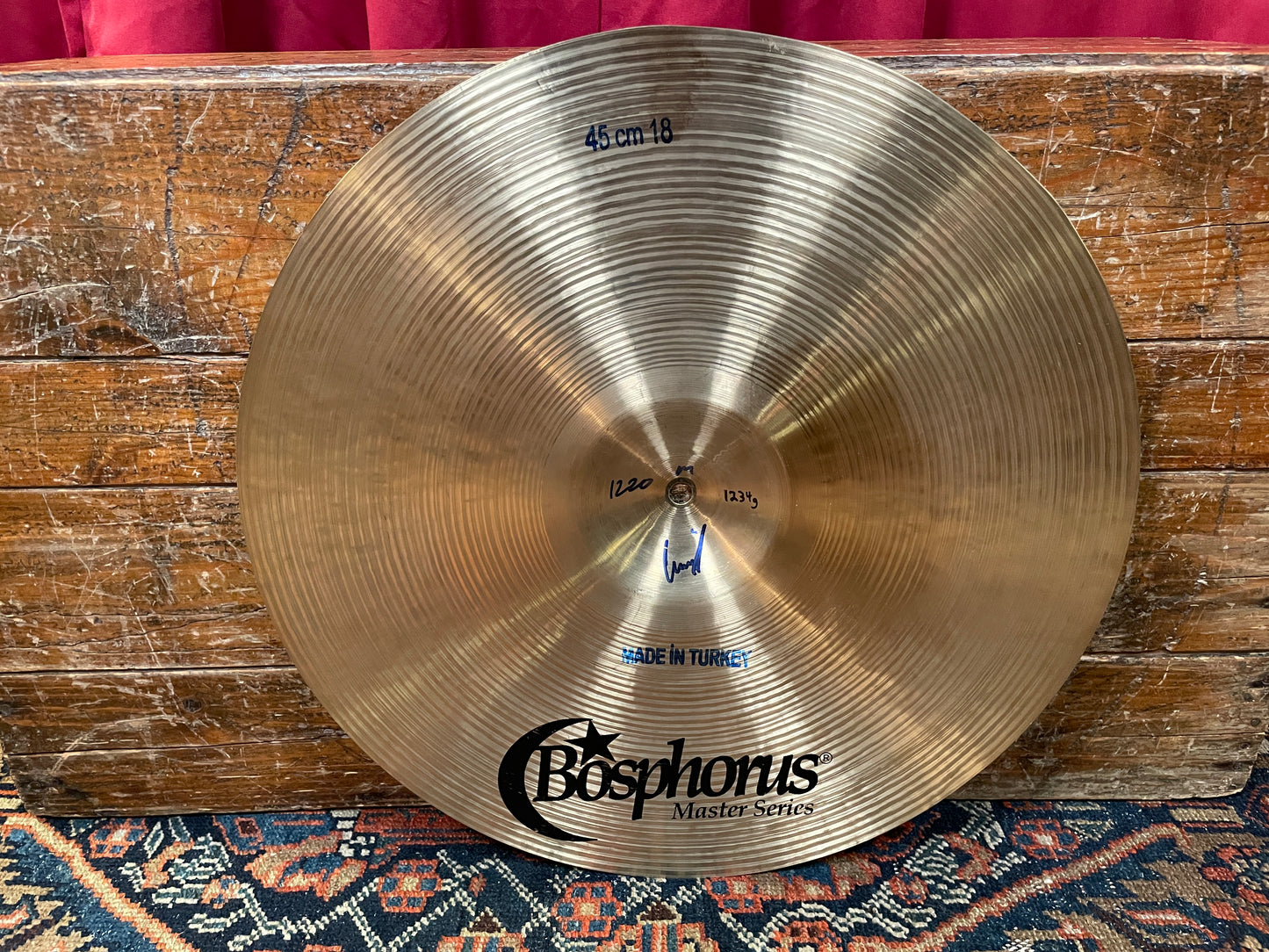 18" Bosphorus Master Series Crash Cymbal 1234g *Video Demo*