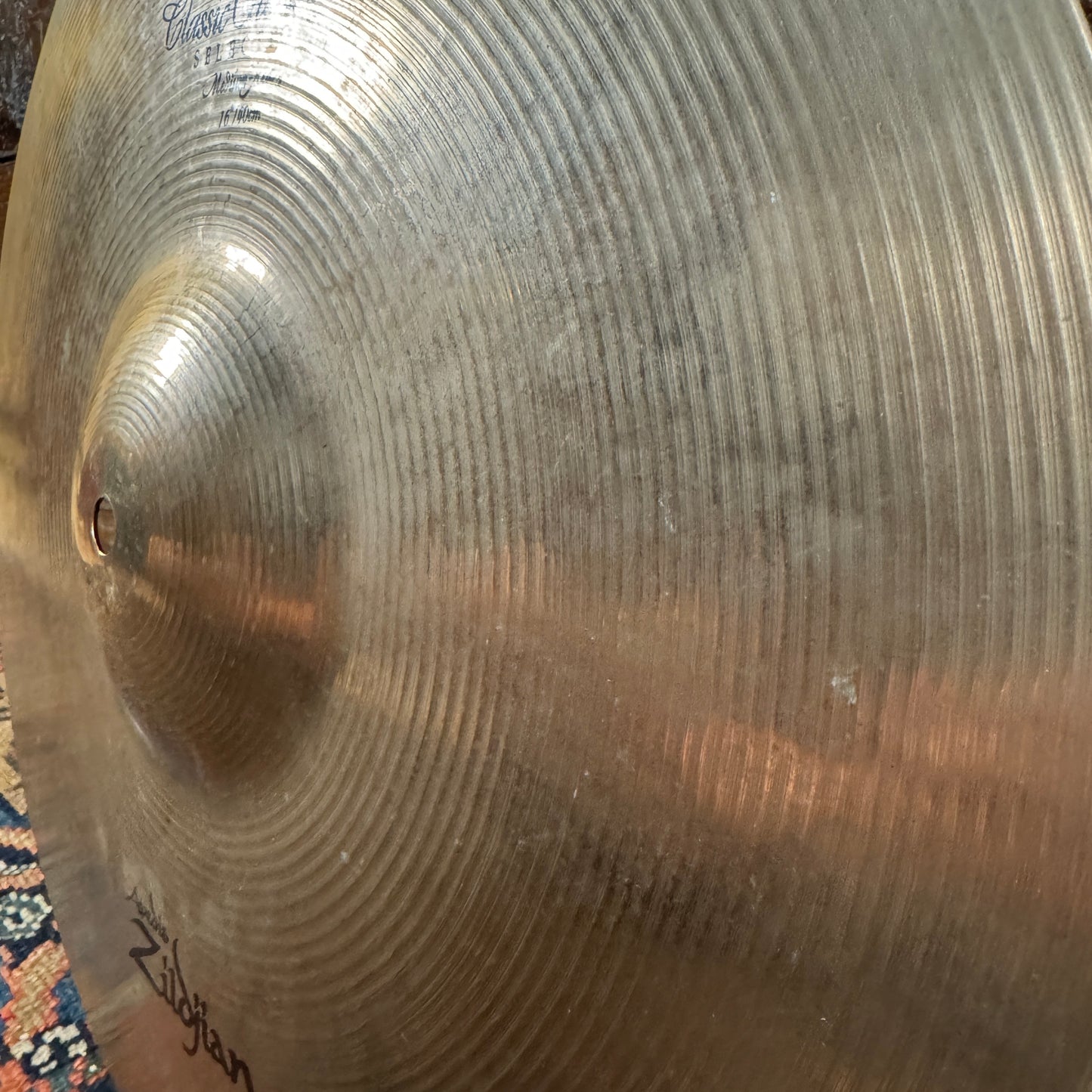 16" Zildjian Classic Orchestral Selection Medium-Heavy Crash Cymbal 1490g *Video Demo*