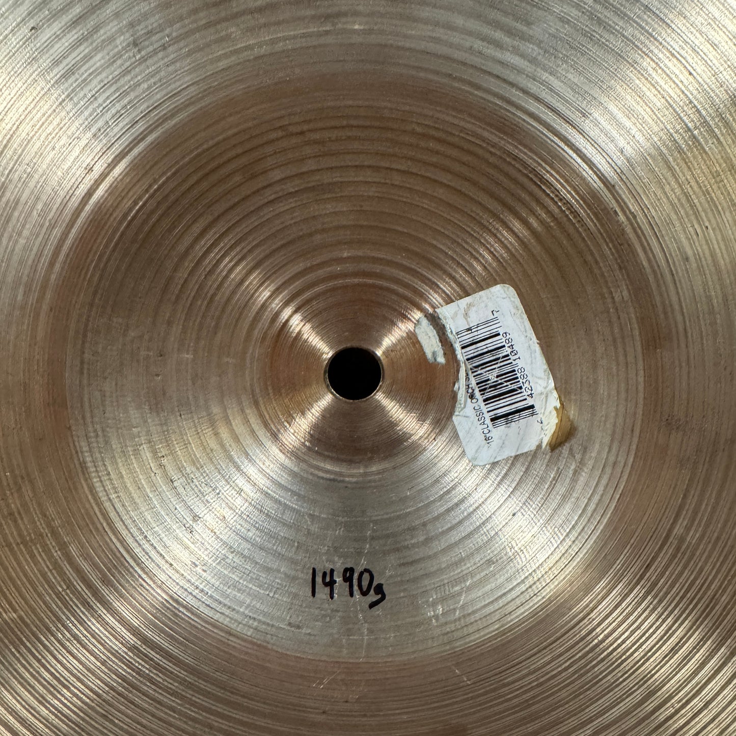 16" Zildjian Classic Orchestral Selection Medium-Heavy Crash Cymbal 1490g *Video Demo*