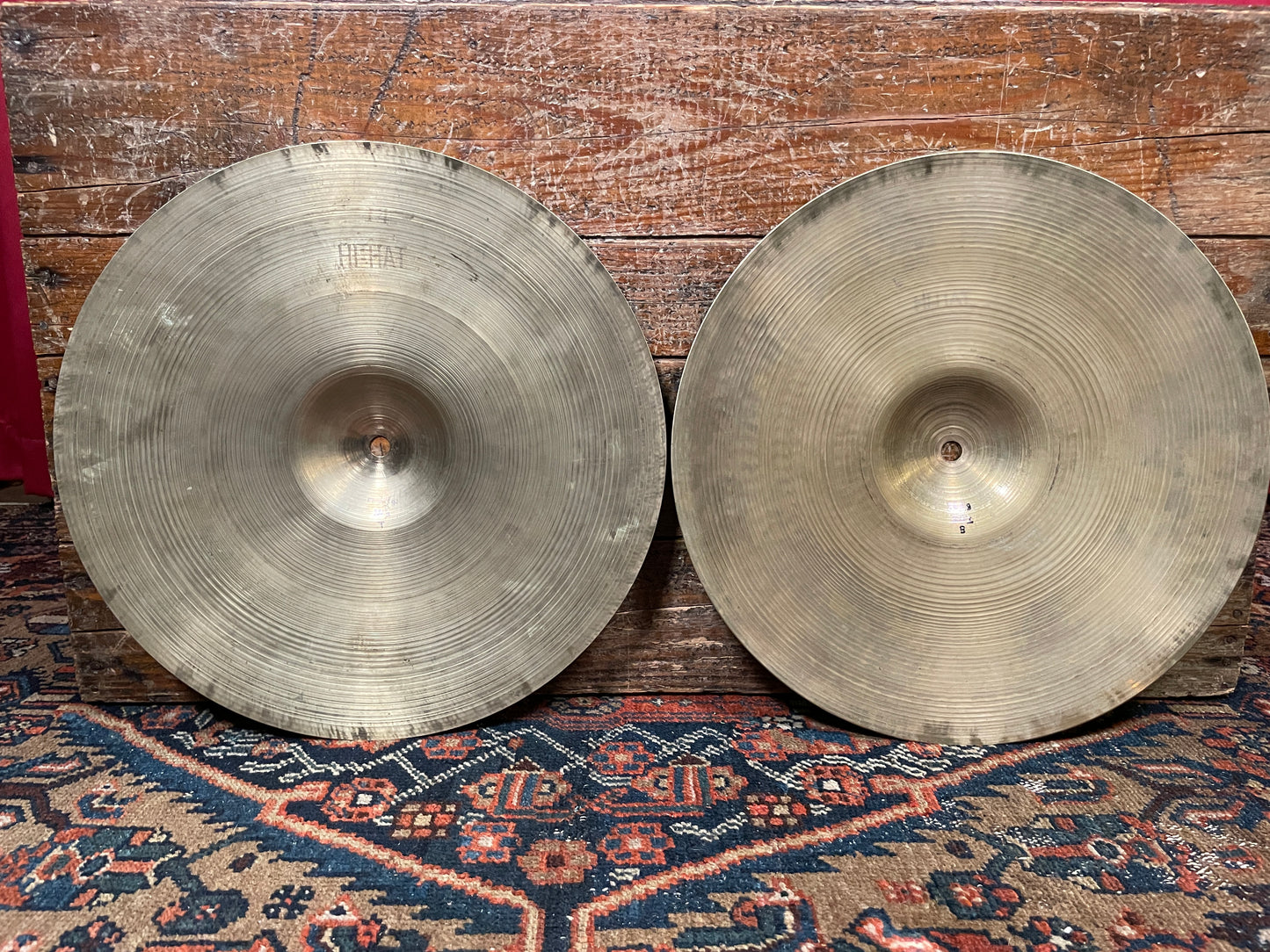 14" Zildjian A 1950s Small Stamp Hi-Hat Cymbal Pair 724g/762g *Video Demo*