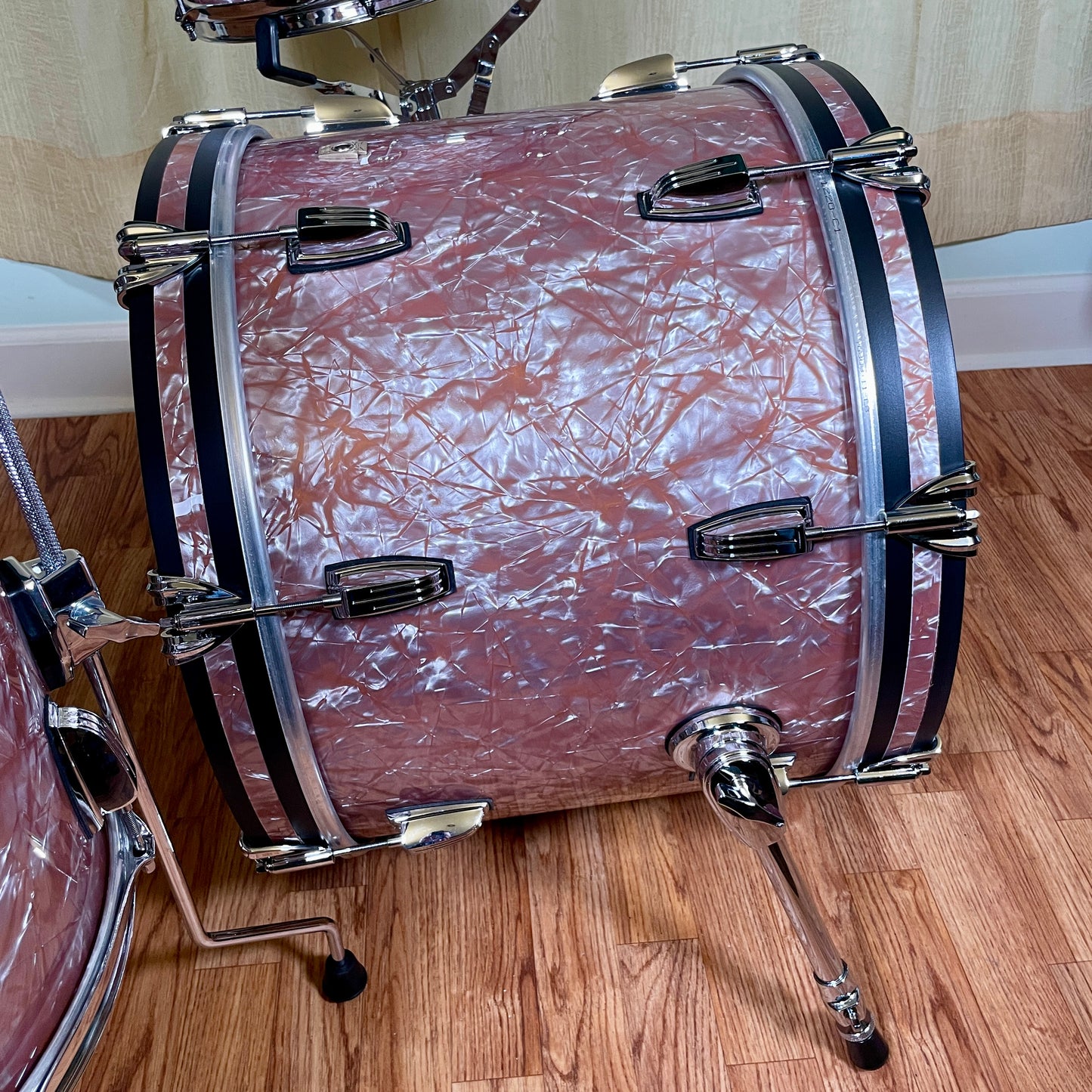 Ludwig Classic Maple Downbeat Drum Set Rose Marine Pearl 20/12/14