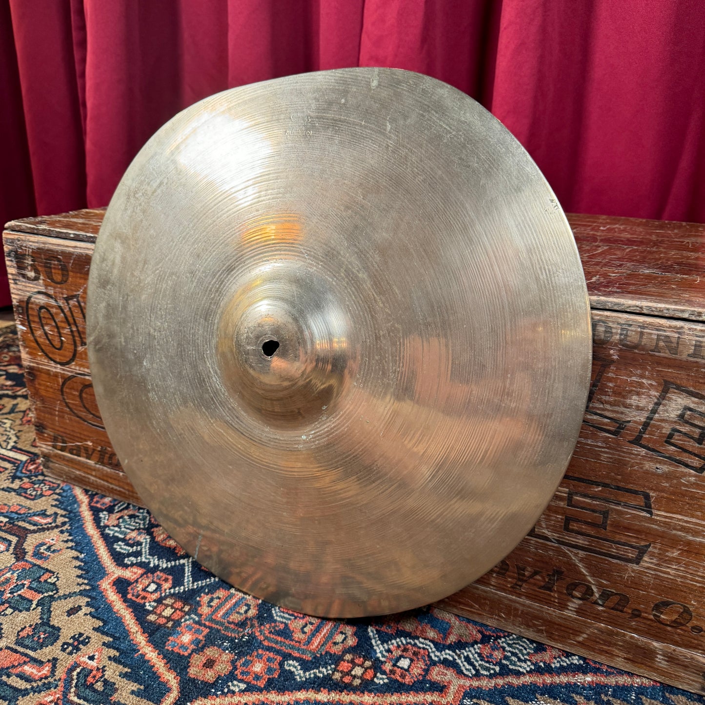 20" Zildjian A Trans Stamp Crash Ride Cymbal 1916g