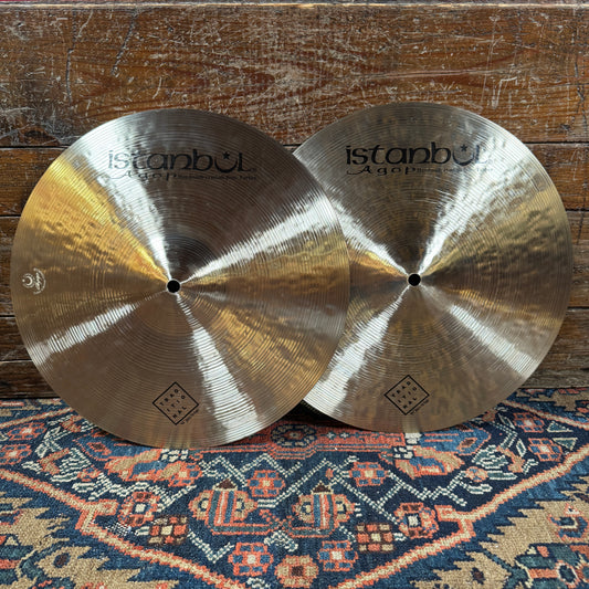 14" Istanbul Agop Traditional Jazz Hi-Hat Cymbal Pair 886g/1088g *Video Demo*