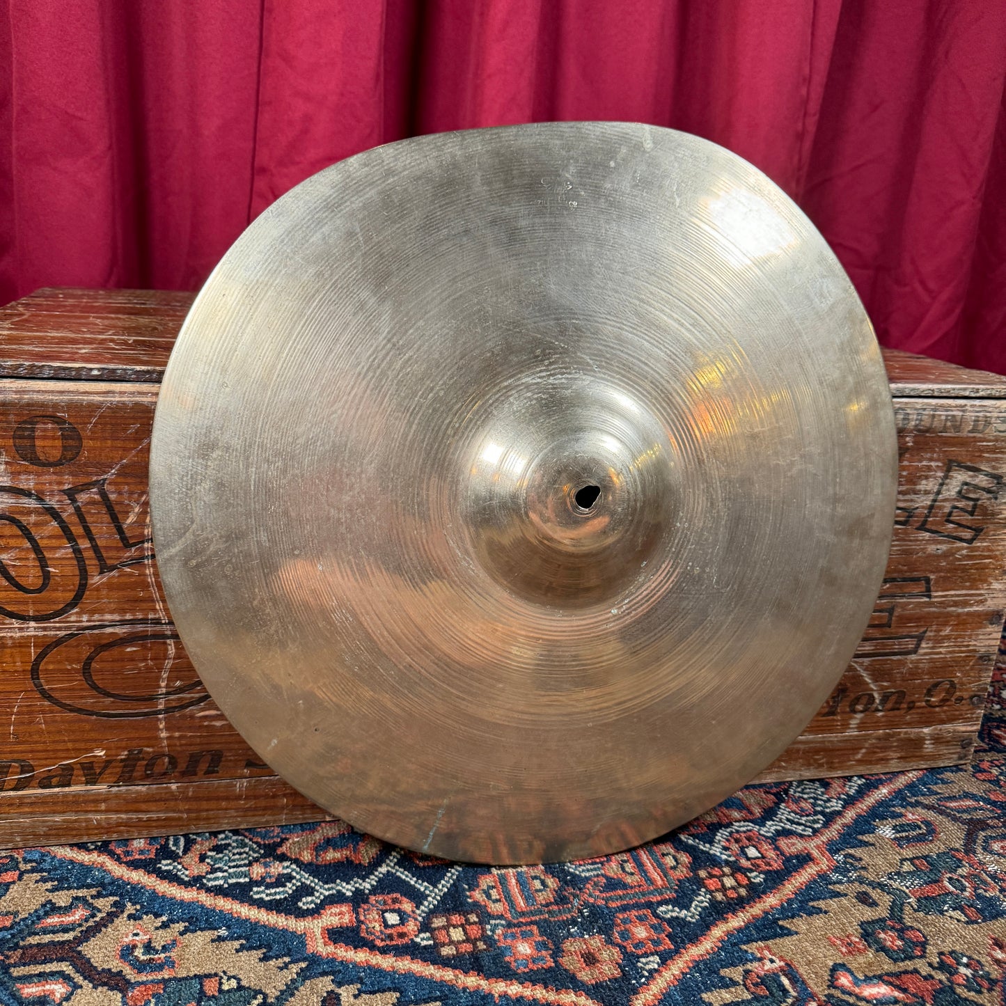 20" Zildjian A Trans Stamp Crash Ride Cymbal 1916g