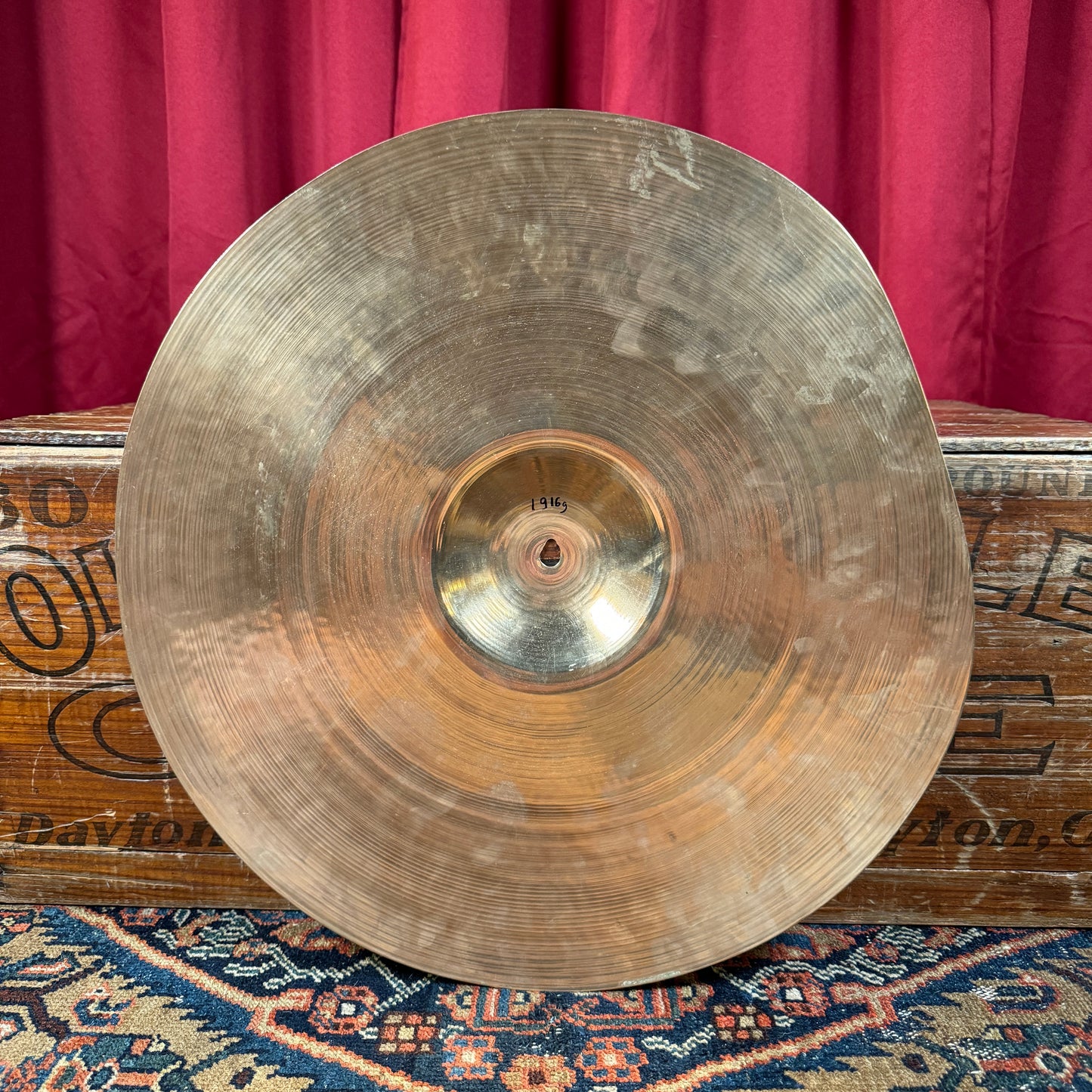 20" Zildjian A Trans Stamp Crash Ride Cymbal 1916g