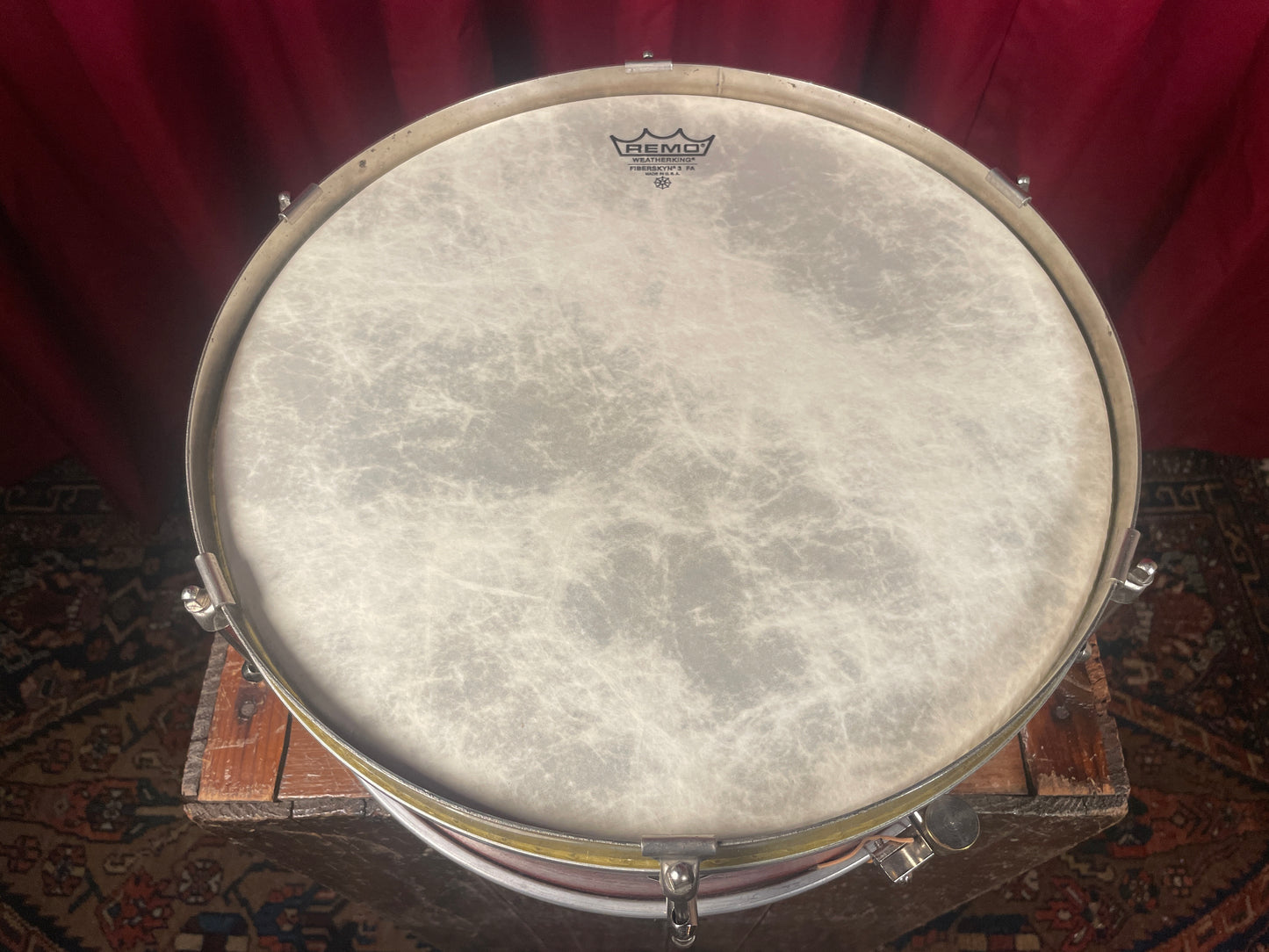 1950s Revere 5x14 Single Tension Snare Drum 2-Ply Maple