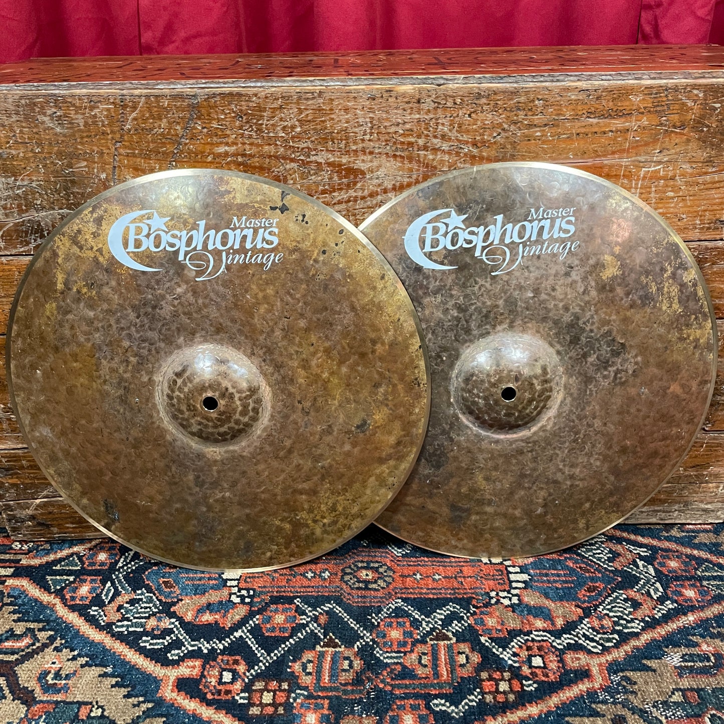 15" Bosphorus Master Vintage Hi-Hat Cymbal Pair 1024g/1232g *Video Demo*