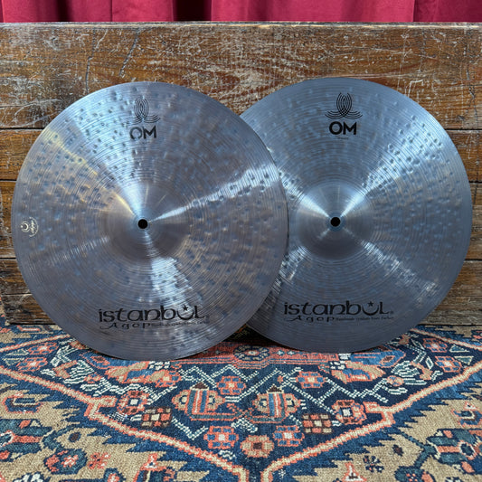 15" Istanbul Agop Om Cindy Blackman Santana Hi-Hat Cymbal Pair 942g/1146g *Video Demo*
