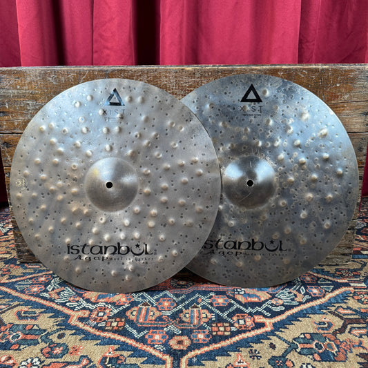 17" Istanbul Agop Xist Dry Dark Hi-Hat Cymbal Pair 1026g/1482g *Video Demo*