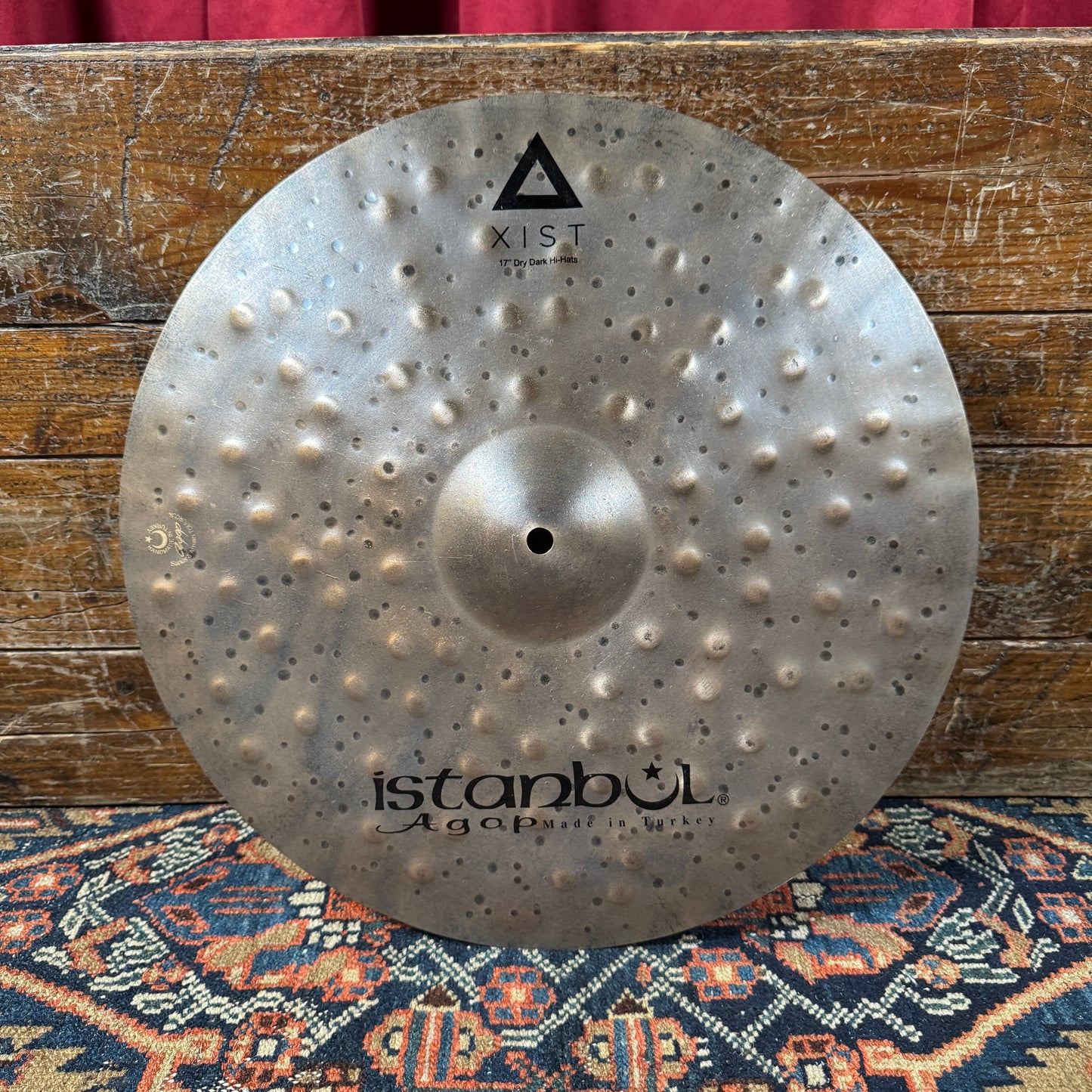17" Istanbul Agop Xist Dry Dark Hi-Hat Cymbal Pair 1026g/1482g *Video Demo*