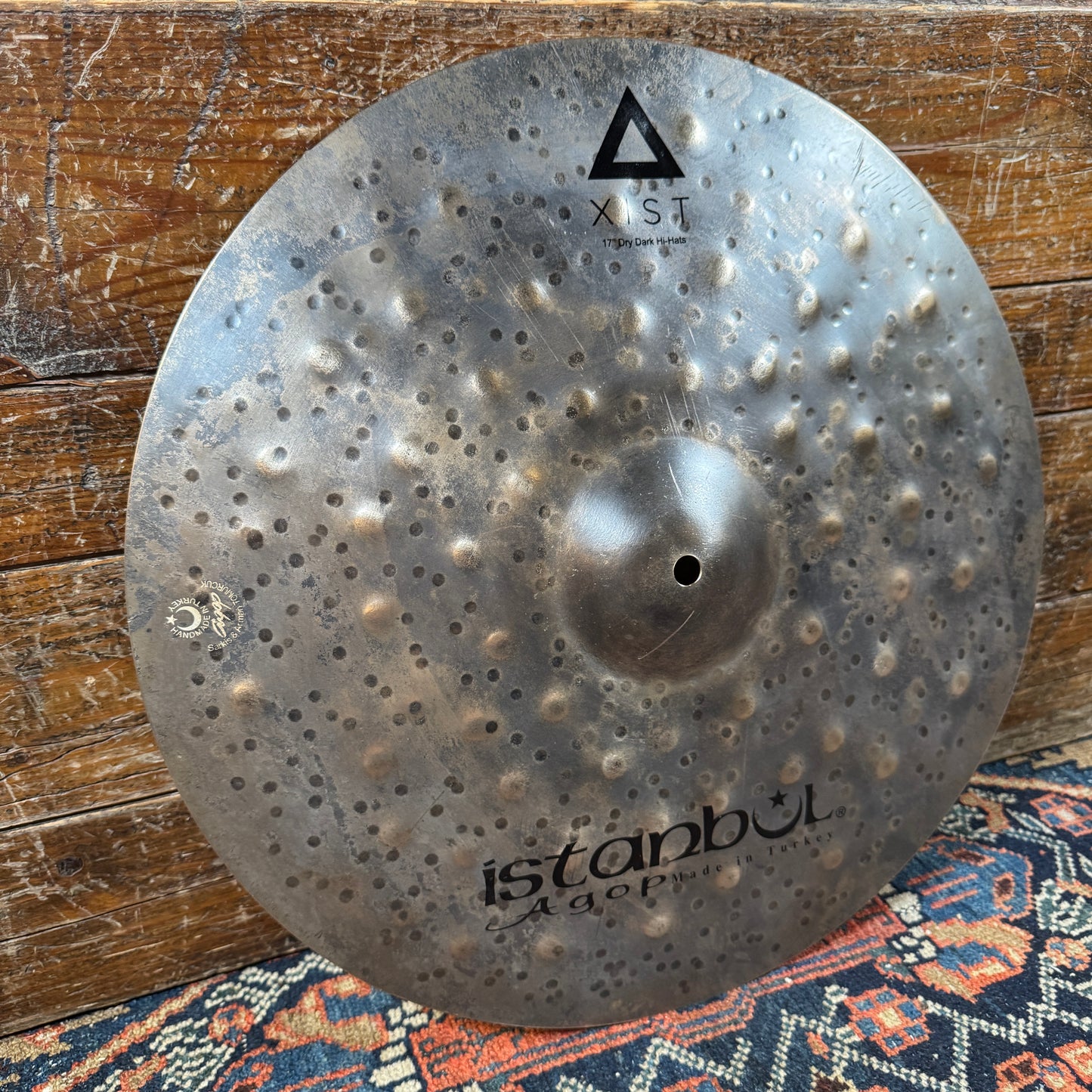 17" Istanbul Agop Xist Dry Dark Hi-Hat Cymbal Pair 1026g/1482g *Video Demo*