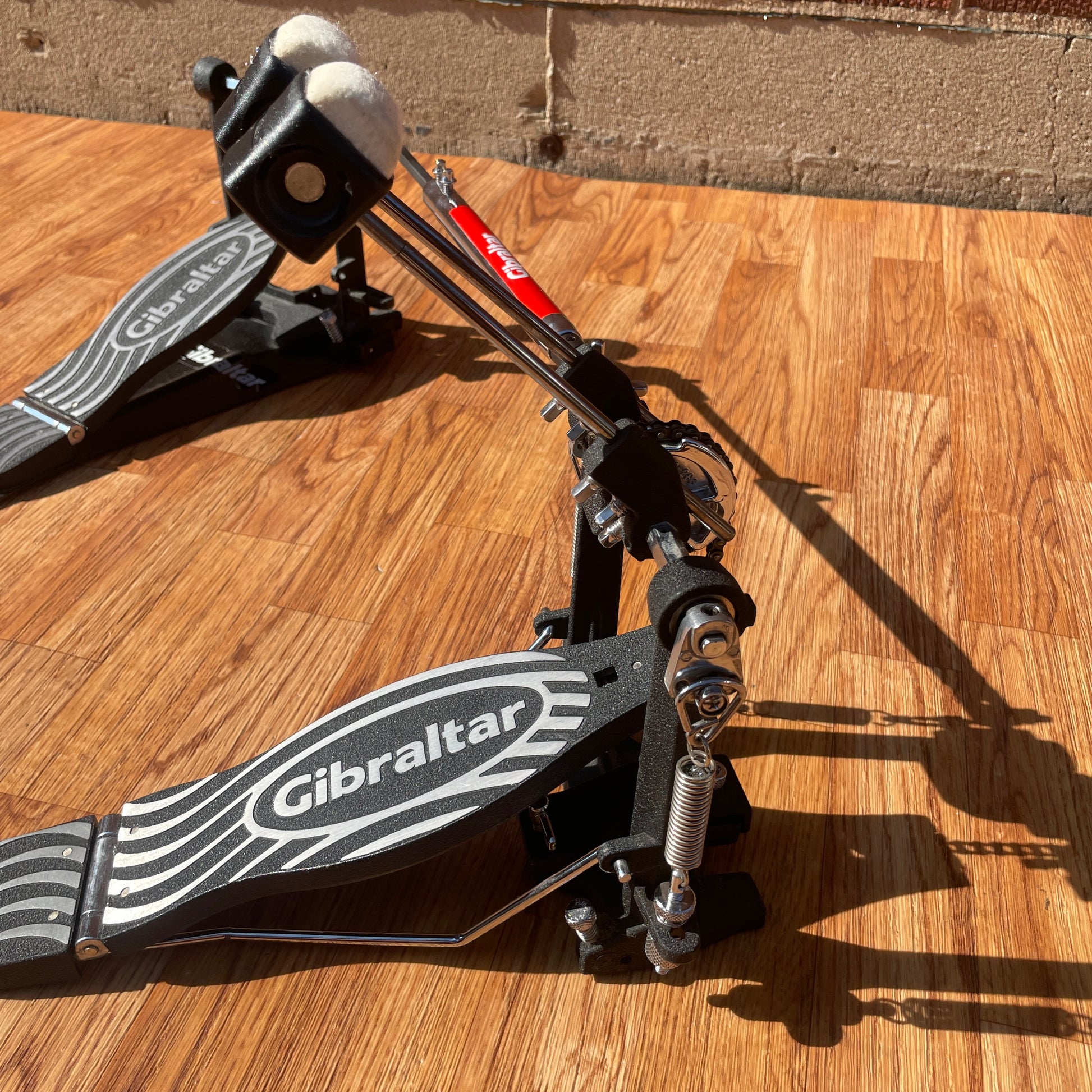double bass pedal one foot Gibraltar 4611-DB Velocity Single Chain Double Bass Drum Pedal – Drugan's Drums & Guitars