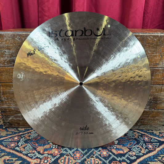 21" Istanbul Agop Signature Mel Lewis Ride Cymbal 2226g *Video Demo*