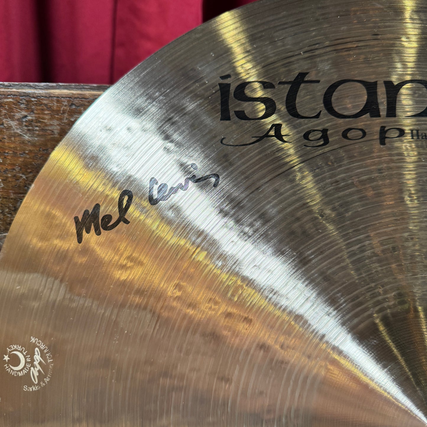 21" Istanbul Agop Signature Mel Lewis Ride Cymbal 2226g *Video Demo*