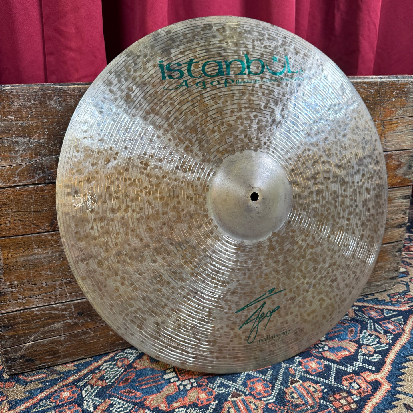 22" Istanbul Agop Signature Medium Ride Cymbal 2542g *Video Demo*