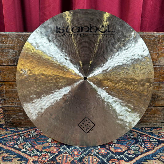 22" Istanbul Agop Traditional Jazz Ride Cymbal 2370g *Video Demo*