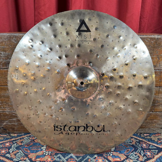 22" Istanbul Agop Xist Dry Dark Brilliant Crash Cymbal 1832g *Video Demo*