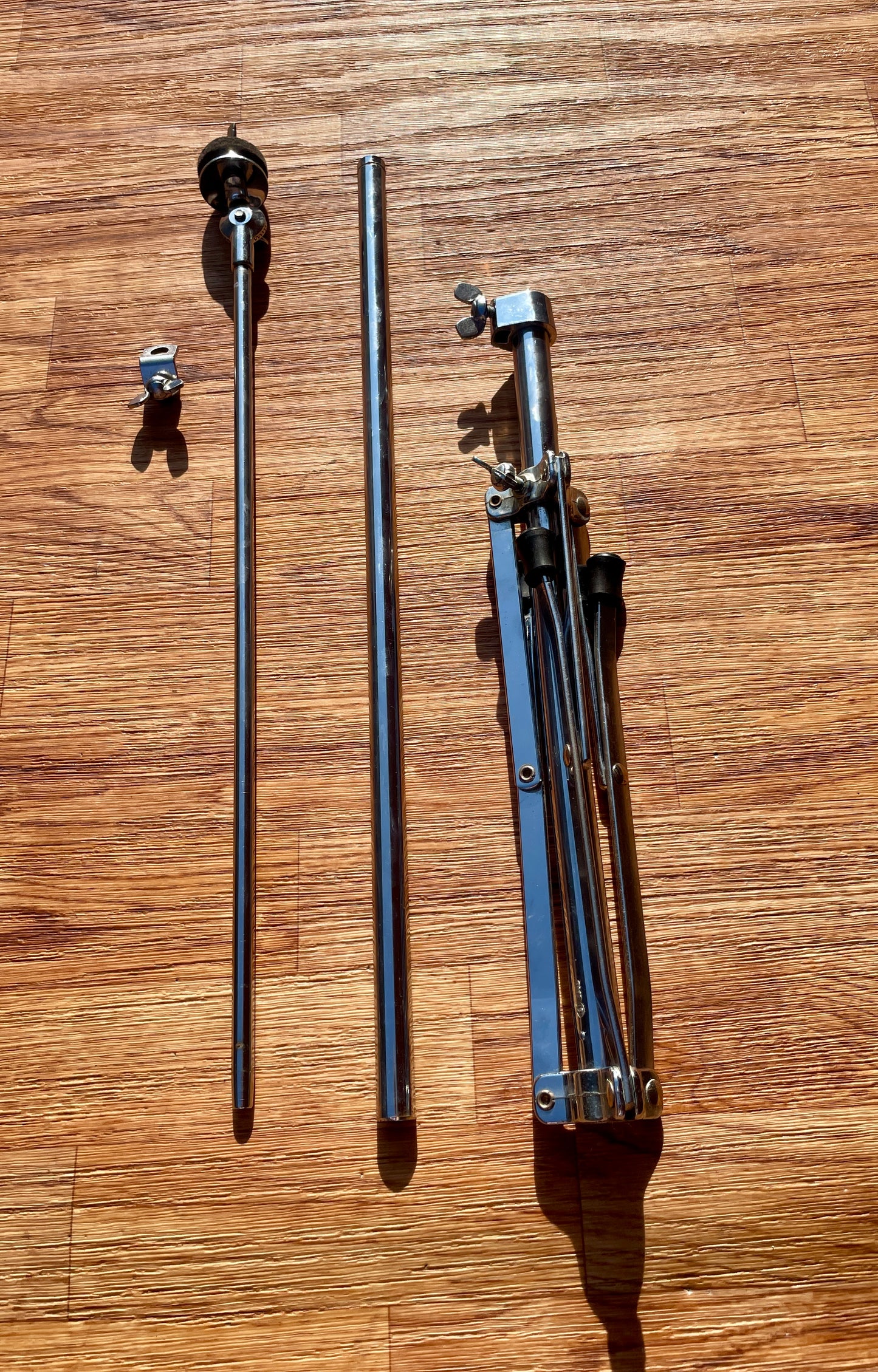 1960s Ludwig 1400 Straight Flat Base Cymbal Stand Round Tilter