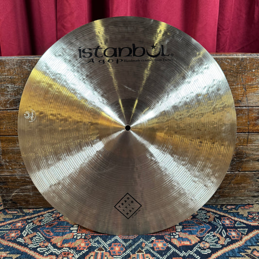 22" Istanbul Agop Traditional Crash Ride Cymbal 2408g *Video Demo*
