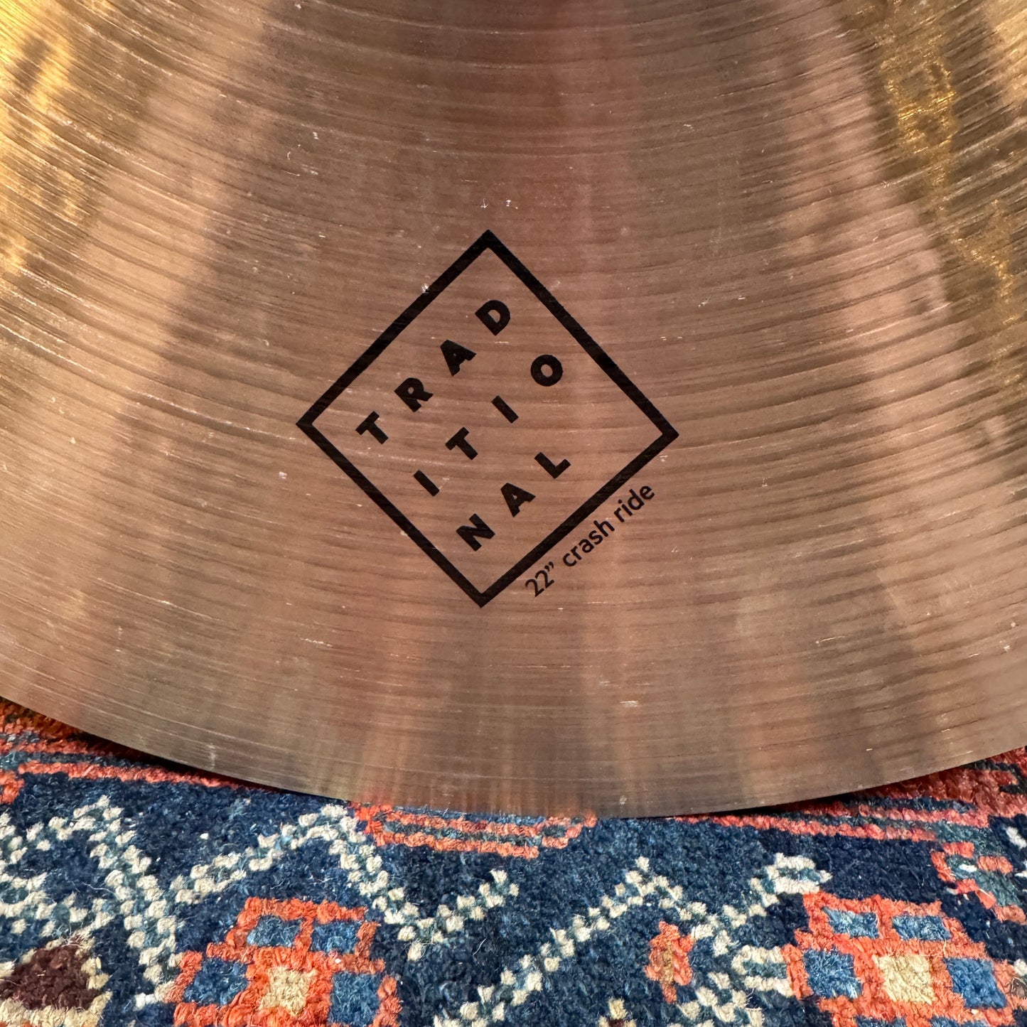 22" Istanbul Agop Traditional Crash Ride Cymbal 2408g *Video Demo*