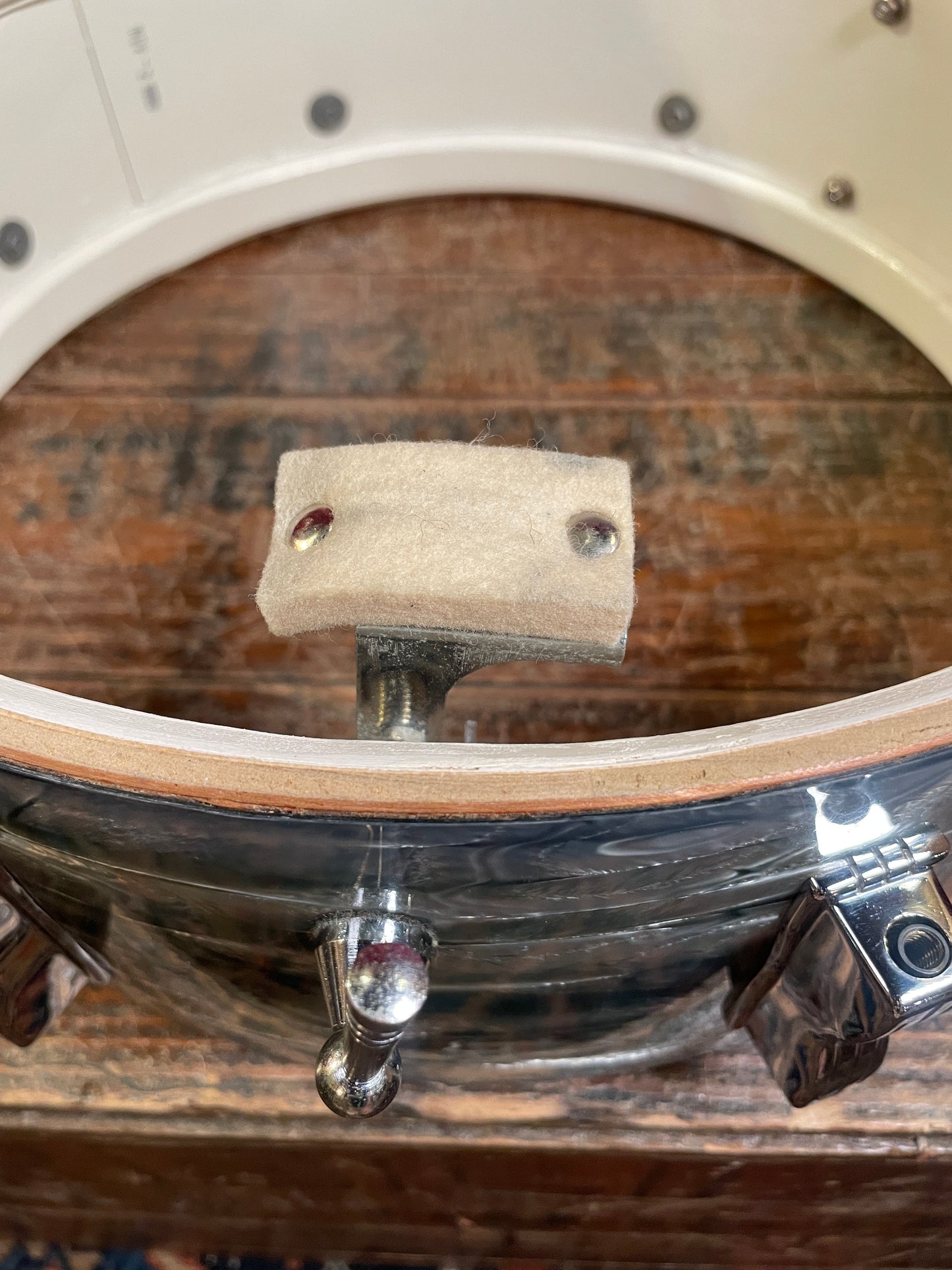 1966 Ludwig Jazz Festival 5x14 No. 908P Snare Drum Sky Blue Pearl
