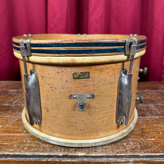 1939 WFL Ludwig 7x11 Bob Cat Tom Drum Natural
