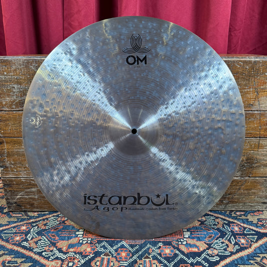 22" Istanbul Agop Om Cindy Blackman Santana Ride Cymbal 2474g *Video Demo*