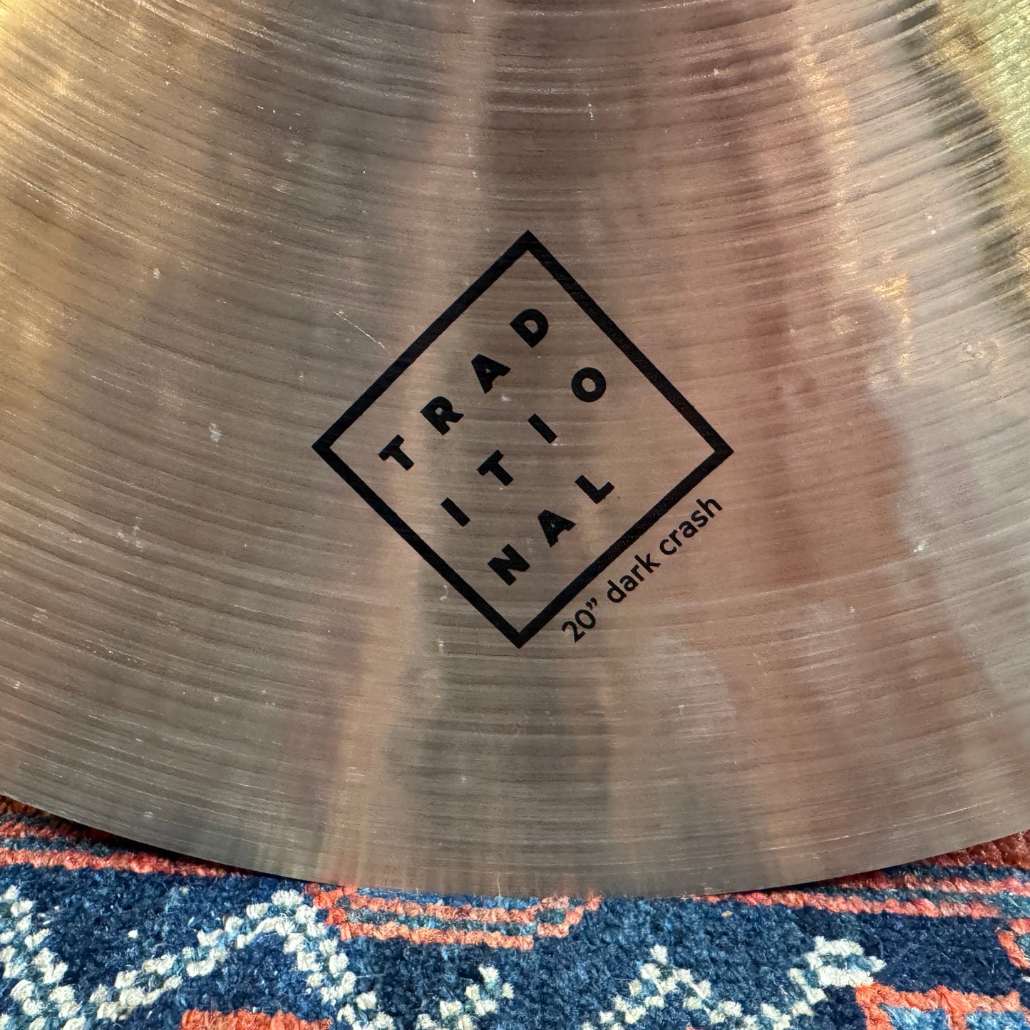 20" Istanbul Agop Traditional Dark Crash Cymbal 1686g *Video Demo*