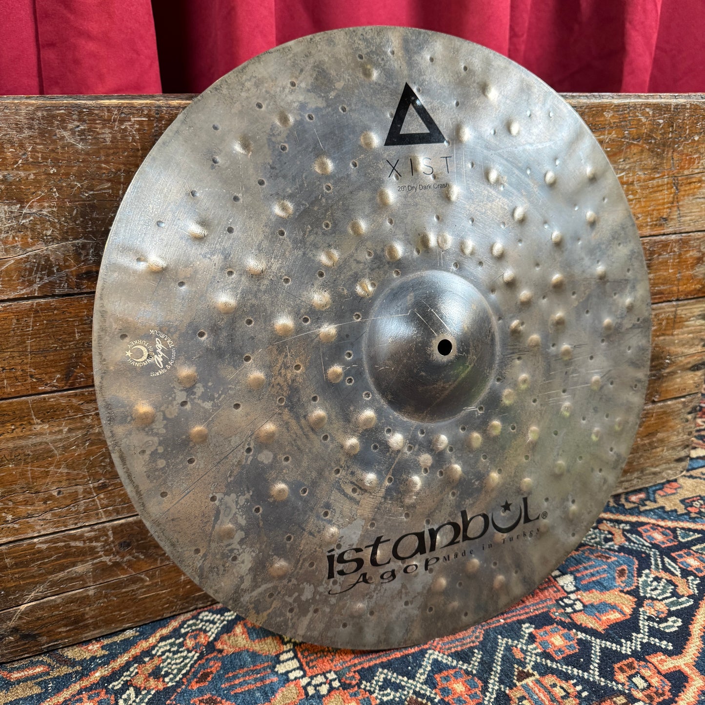 20" Istanbul Agop Xist Dry Dark Crash Cymbal 1326g *Video Demo*