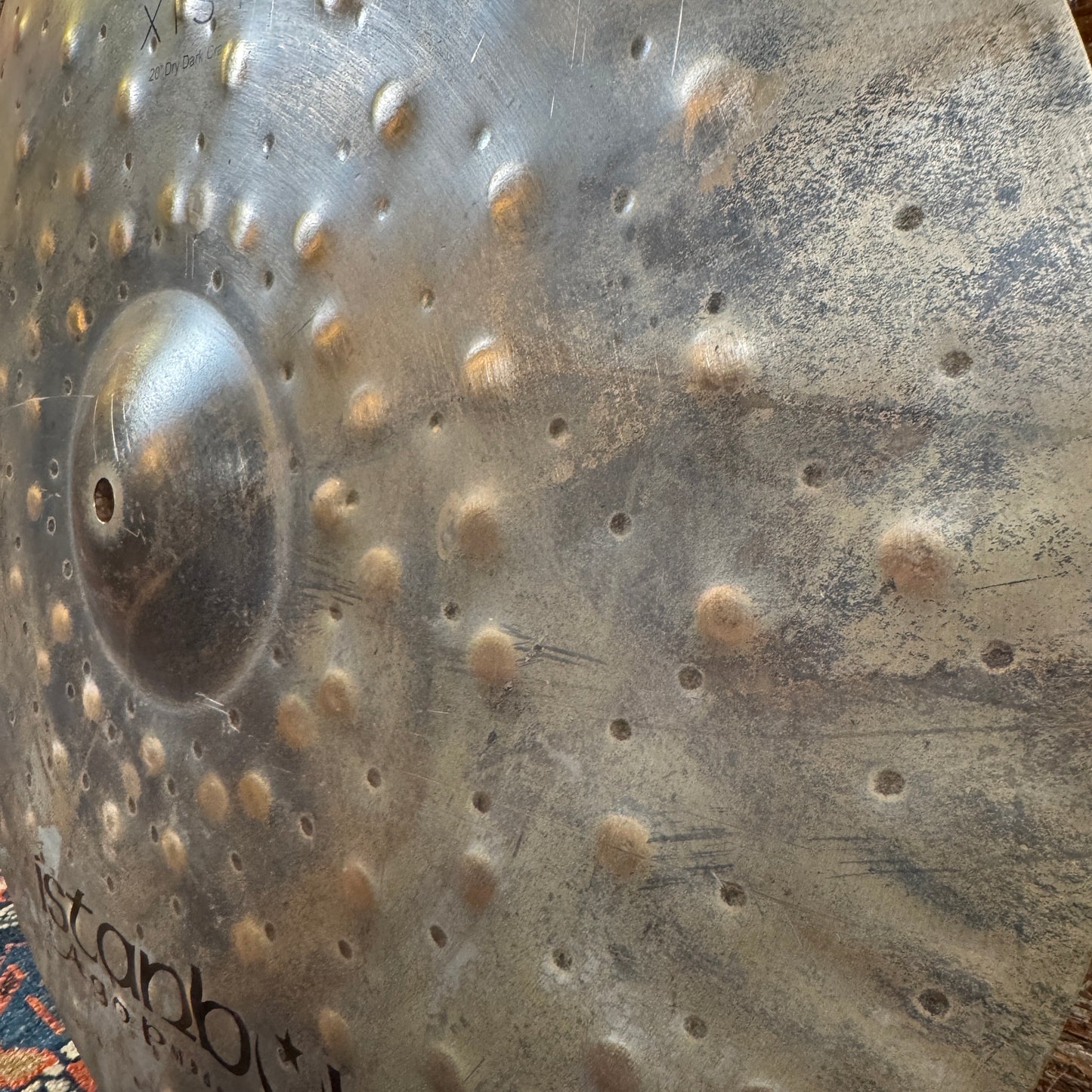 20" Istanbul Agop Xist Dry Dark Crash Cymbal 1326g *Video Demo*