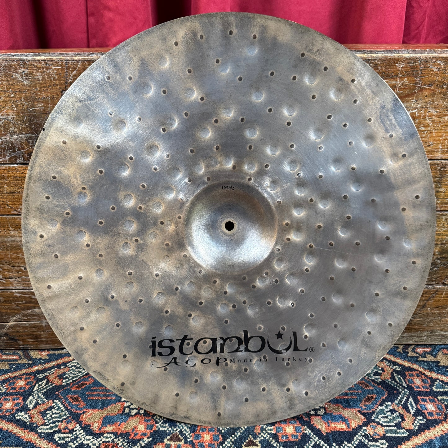 20" Istanbul Agop Xist Dry Dark Crash Cymbal 1326g *Video Demo*