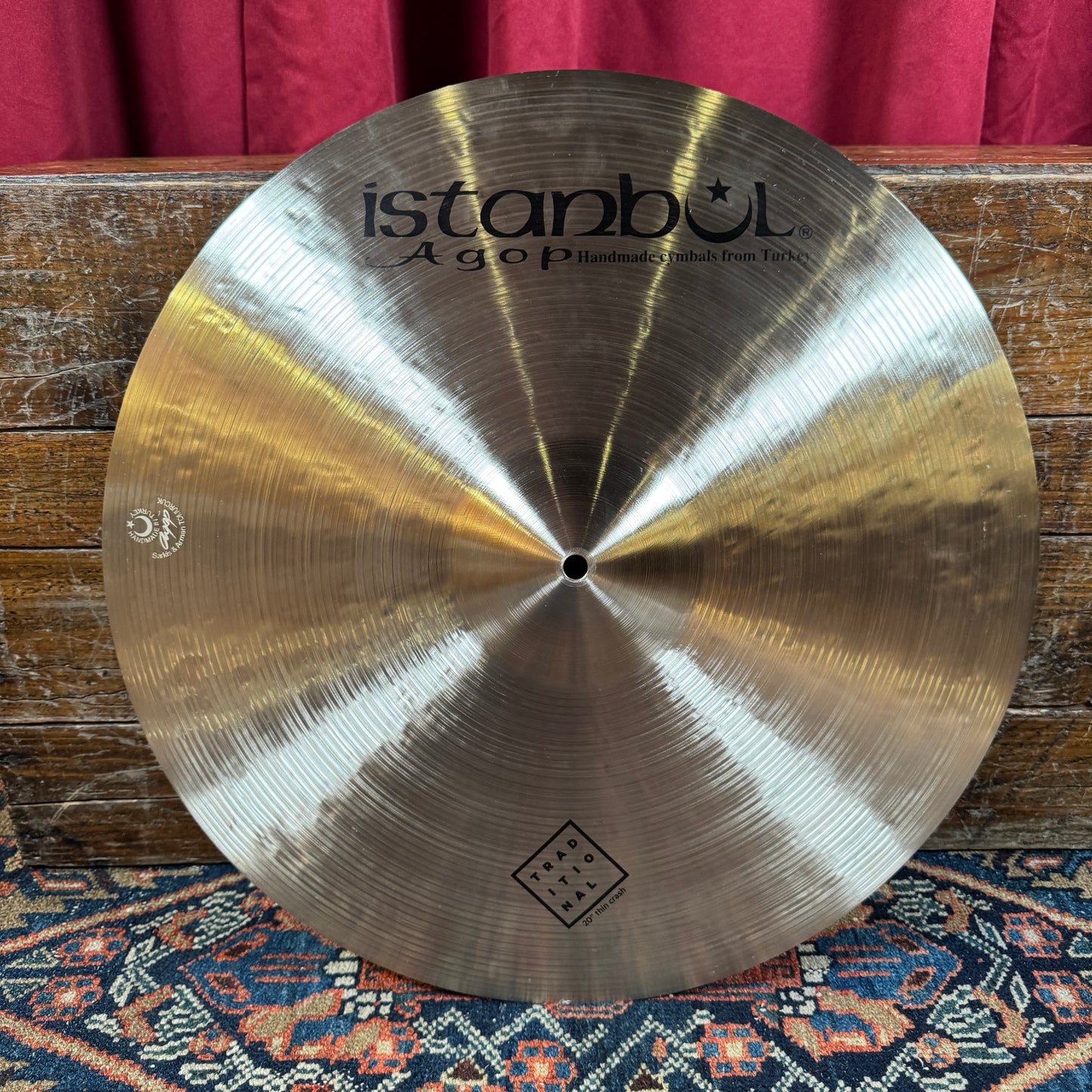 20" Istanbul Agop Traditional Thin Crash Cymbal 1668g *Video Demo*