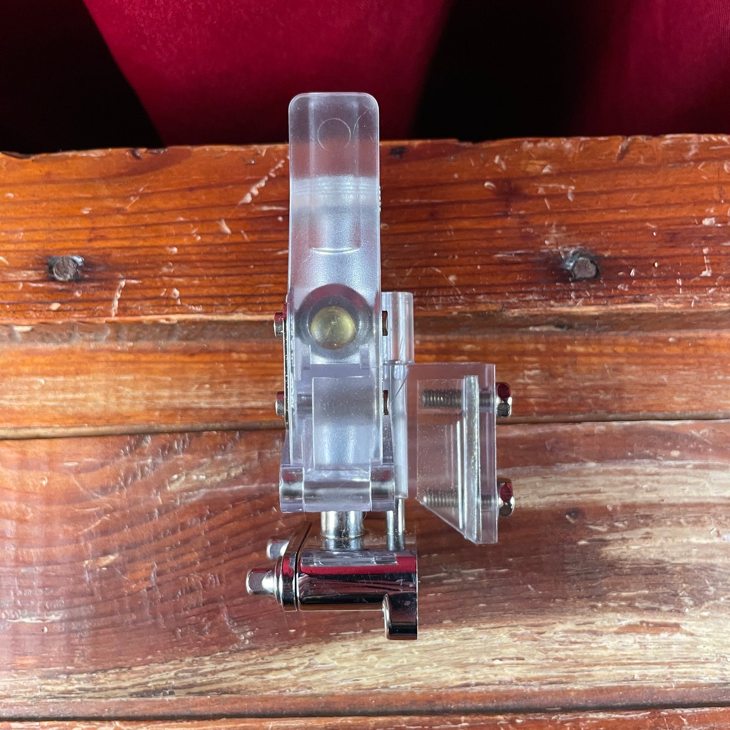 Nickel Drumworks Piston Snare Throw Off Strainer and Butt Plate Chrome & Acrylic