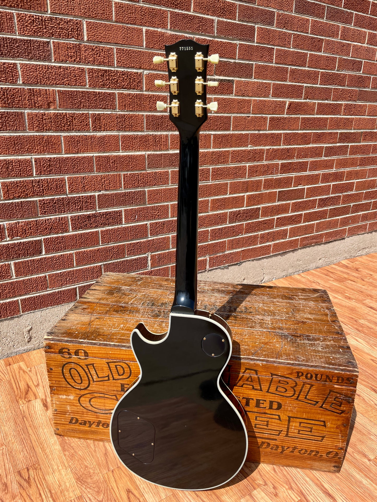 2007 Gibson 1957 Les Paul Custom Reissue Ebony 3-Pickup VOS Guitar w/OHSC
