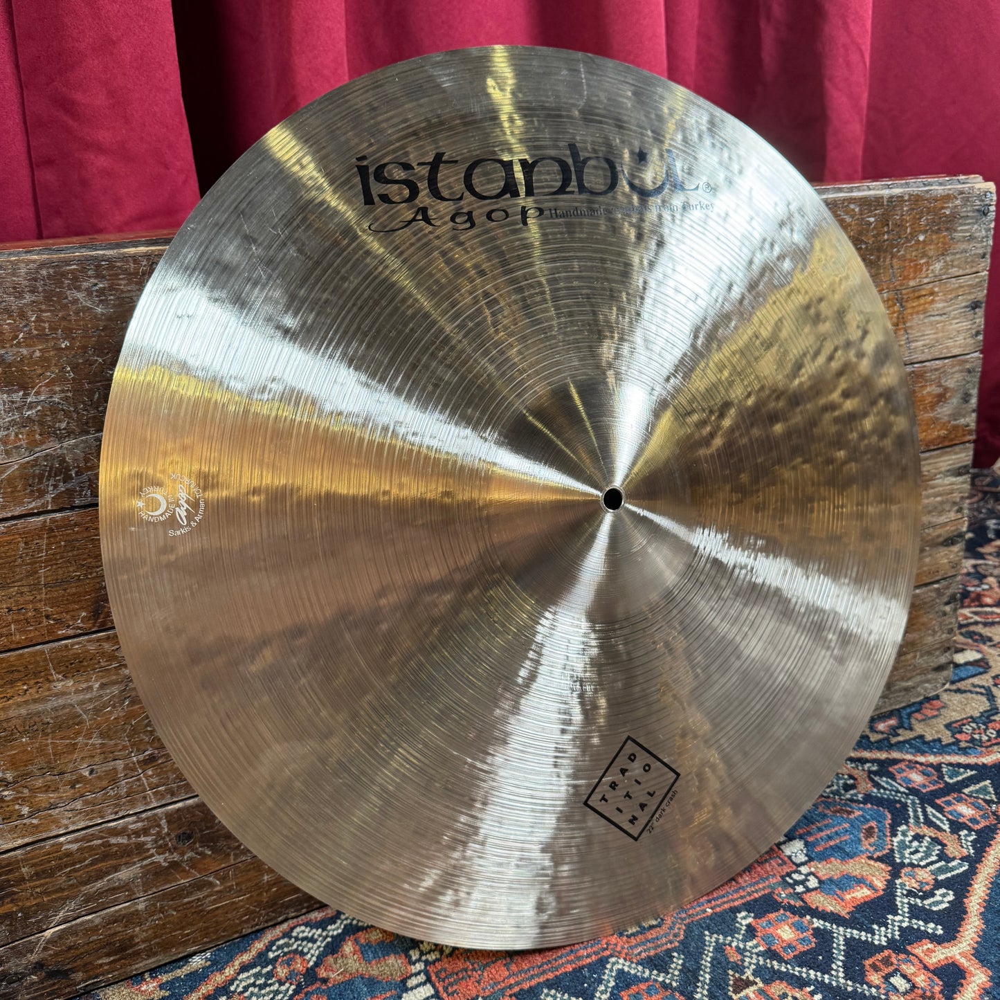 22" Istanbul Agop Traditional Dark Crash Cymbal 2160g *Video Demo*