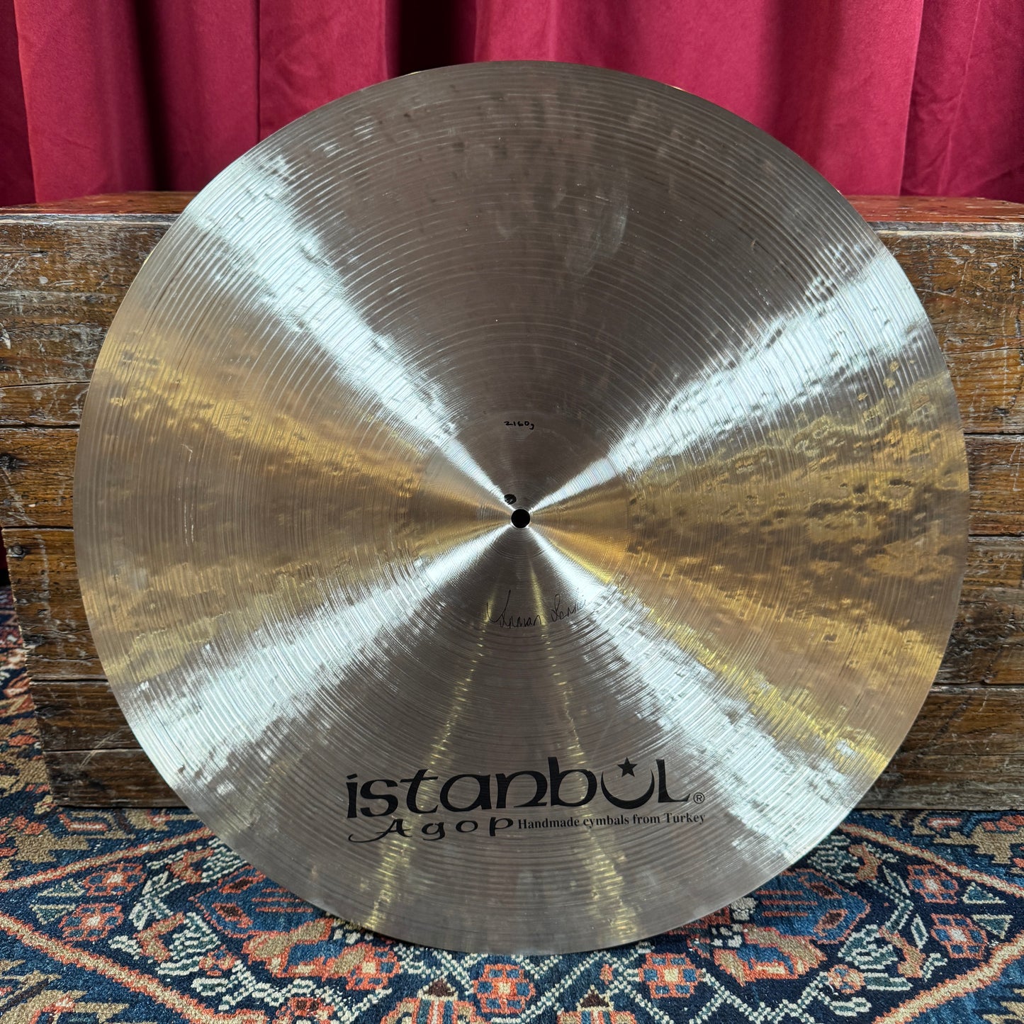 22" Istanbul Agop Traditional Dark Crash Cymbal 2160g *Video Demo*