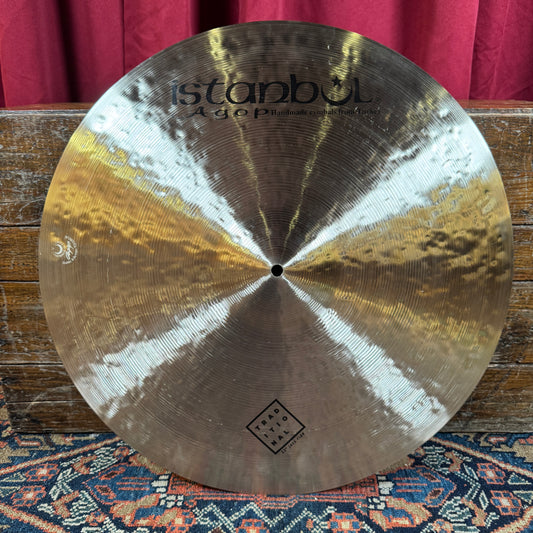 22" Istanbul Agop Traditional Medium Jazz Ride Cymbal 2528g *Video Demo*