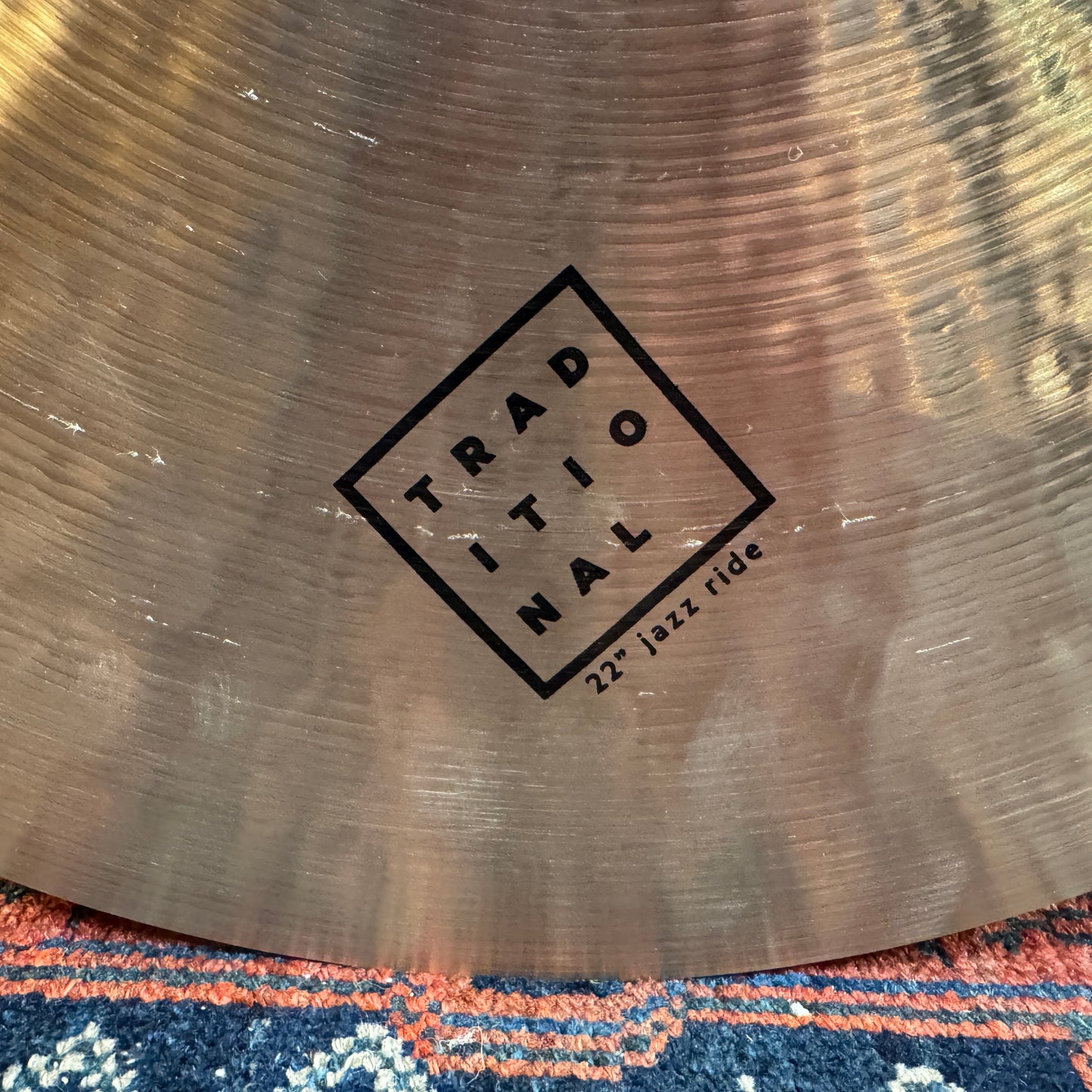 22" Istanbul Agop Traditional Medium Jazz Ride Cymbal 2528g *Video Demo*