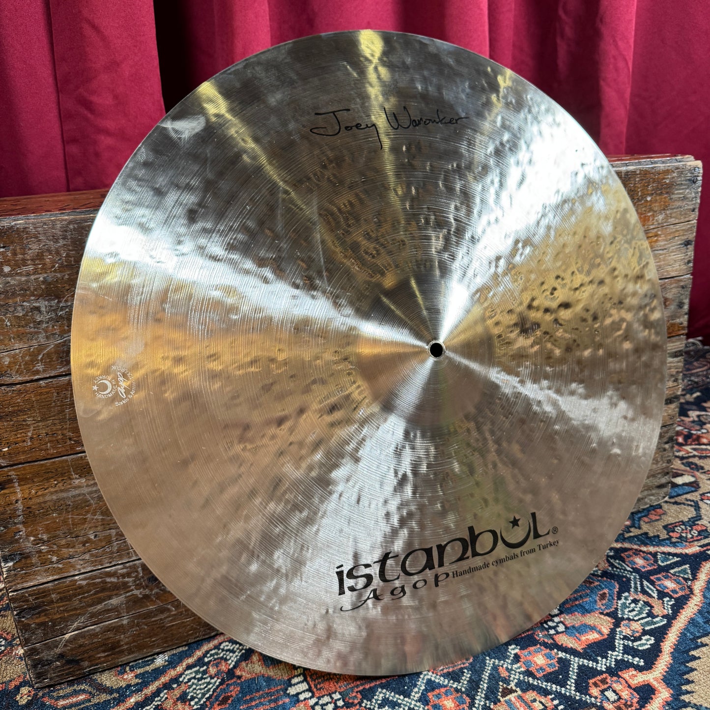 24" Istanbul Agop Joey Waronker Signature Ride Cymbal 3362g *Video Demo*