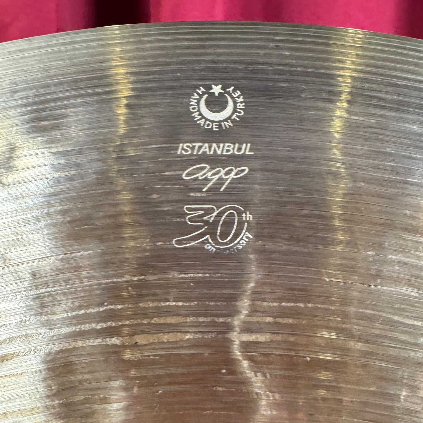 22" Istanbul Agop 30th Anniversary Ride Cymbal 2332g *Video Demo*