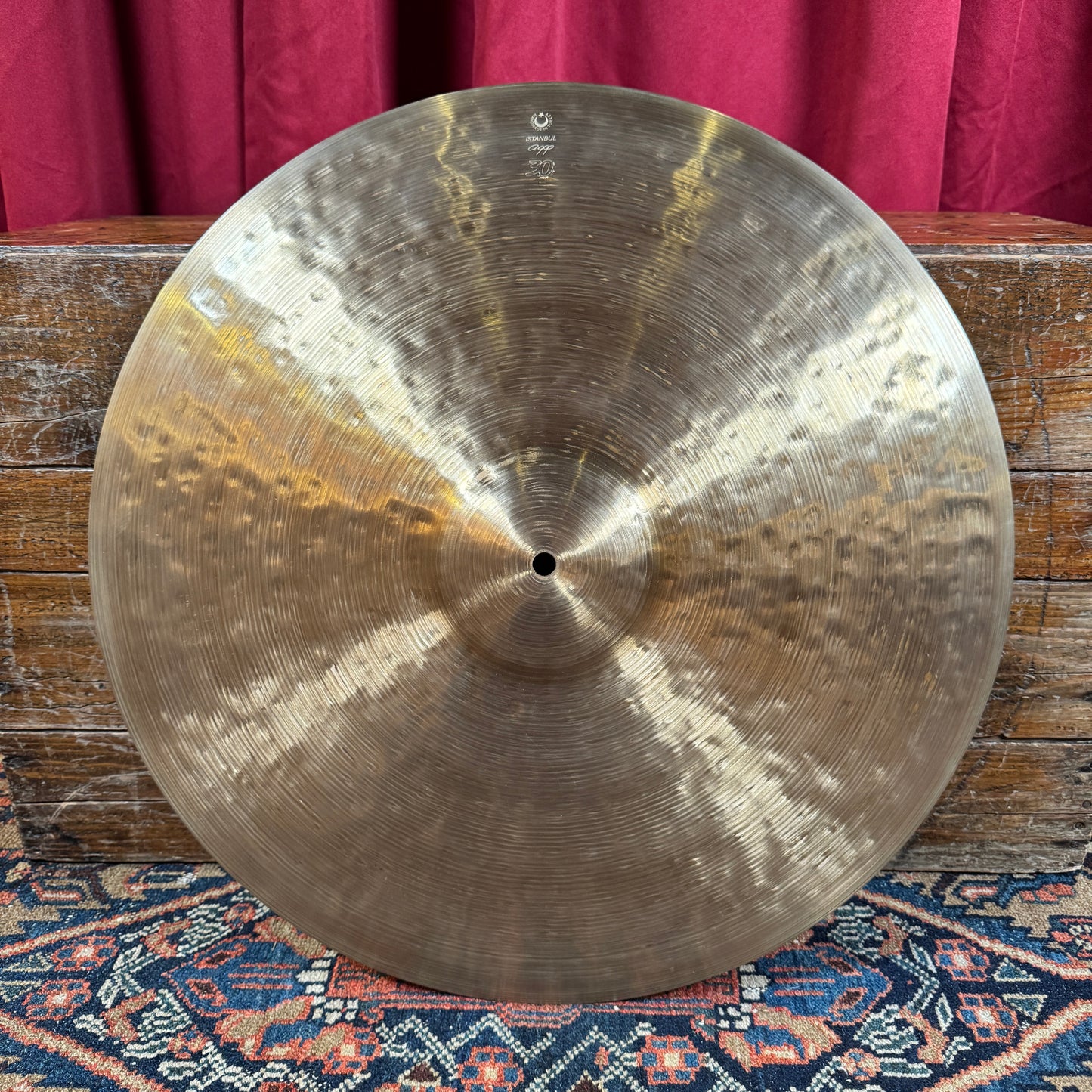 22" Istanbul Agop 30th Anniversary Medium Ride Cymbal 2518g *Video Demo*
