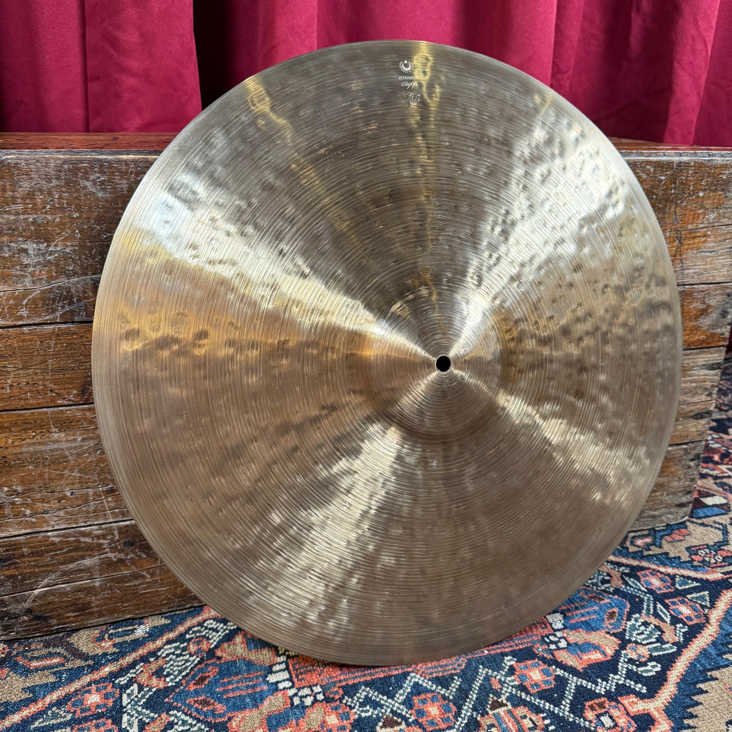 22" Istanbul Agop 30th Anniversary Medium Ride Cymbal 2518g *Video Demo*