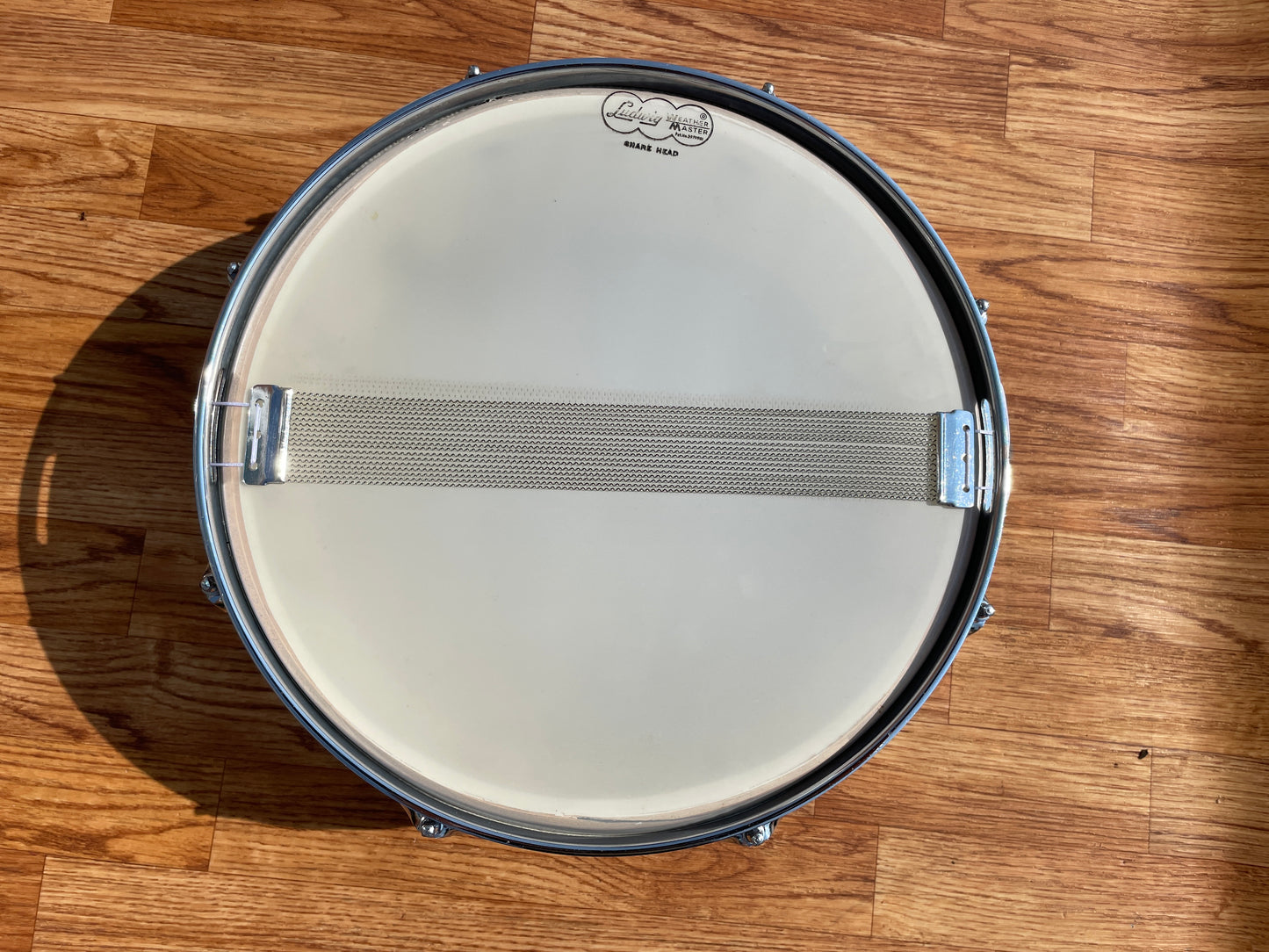 1966 Ludwig Jazz Festival 5x14 No. 908P Snare Drum Sky Blue Pearl