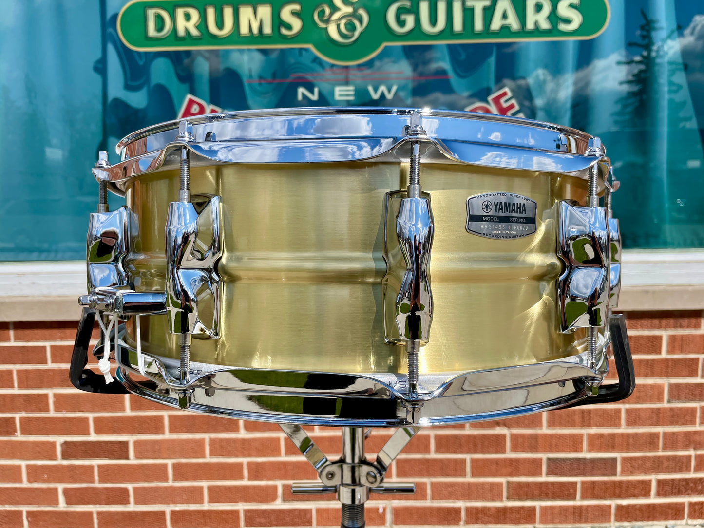 Yamaha RRS-1455 Recording Custom Brass 5.5x14 Snare Drum