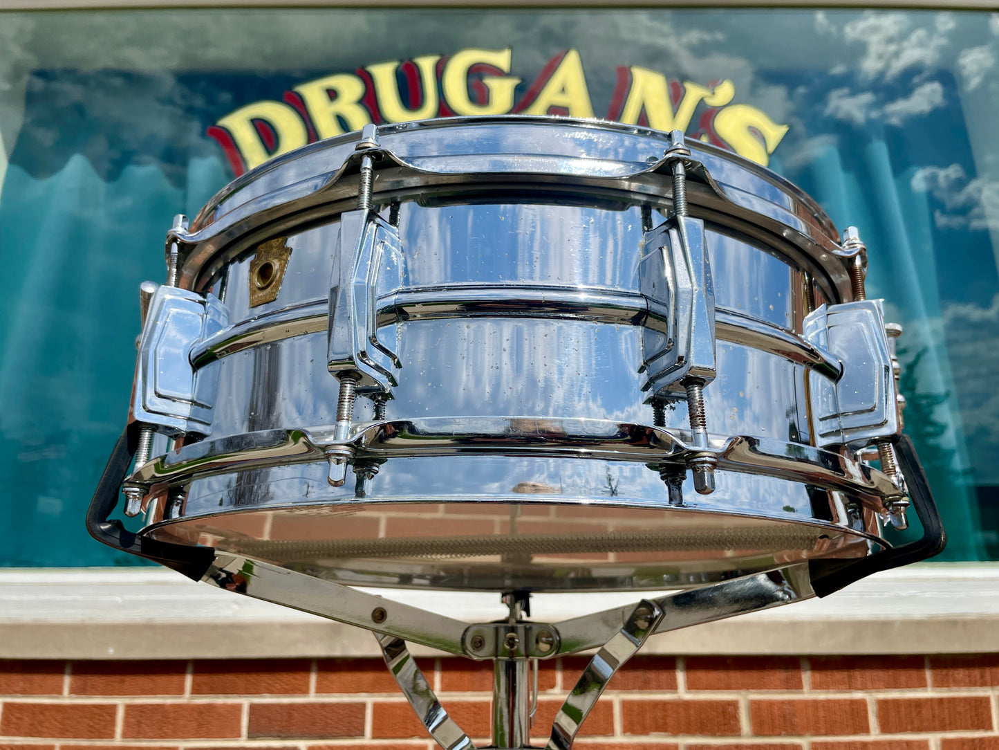 1964 Ludwig 5x14 LM400 Supraphonic Snare Drum w/ COB Hoops